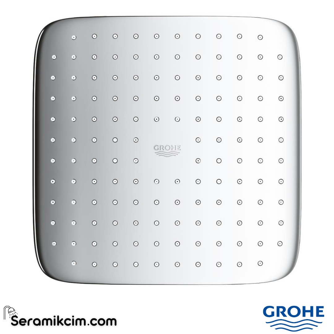 Grohe Tempesta 250 Kare Tepe Duşu Tek Fonksiyonlu 25cm Krom 26681000