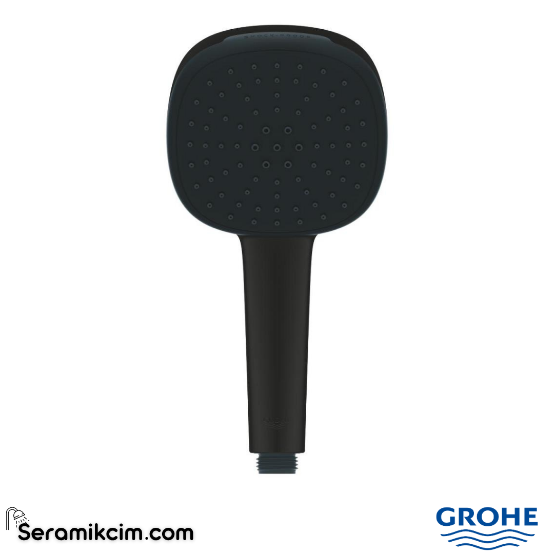 Grohe Tempesta Cube 110 El Duşu, 2 Fonksiyonlu Mat Siyah 269022433
