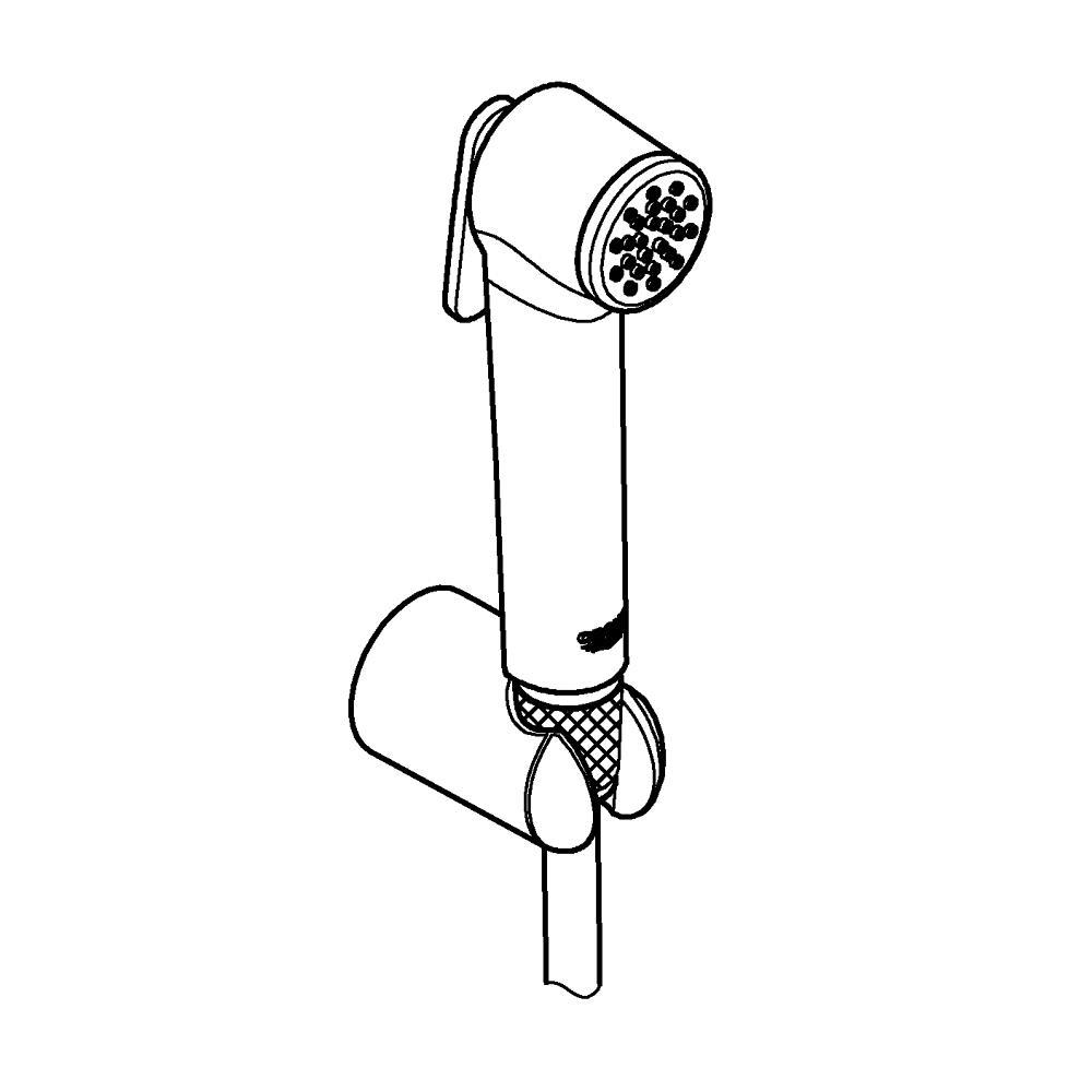 Grohe Tempesta F Taharet Spreyi 30 Duvardan Askılı Set, 1 Akışlı, Altın Krom - 27513GL1