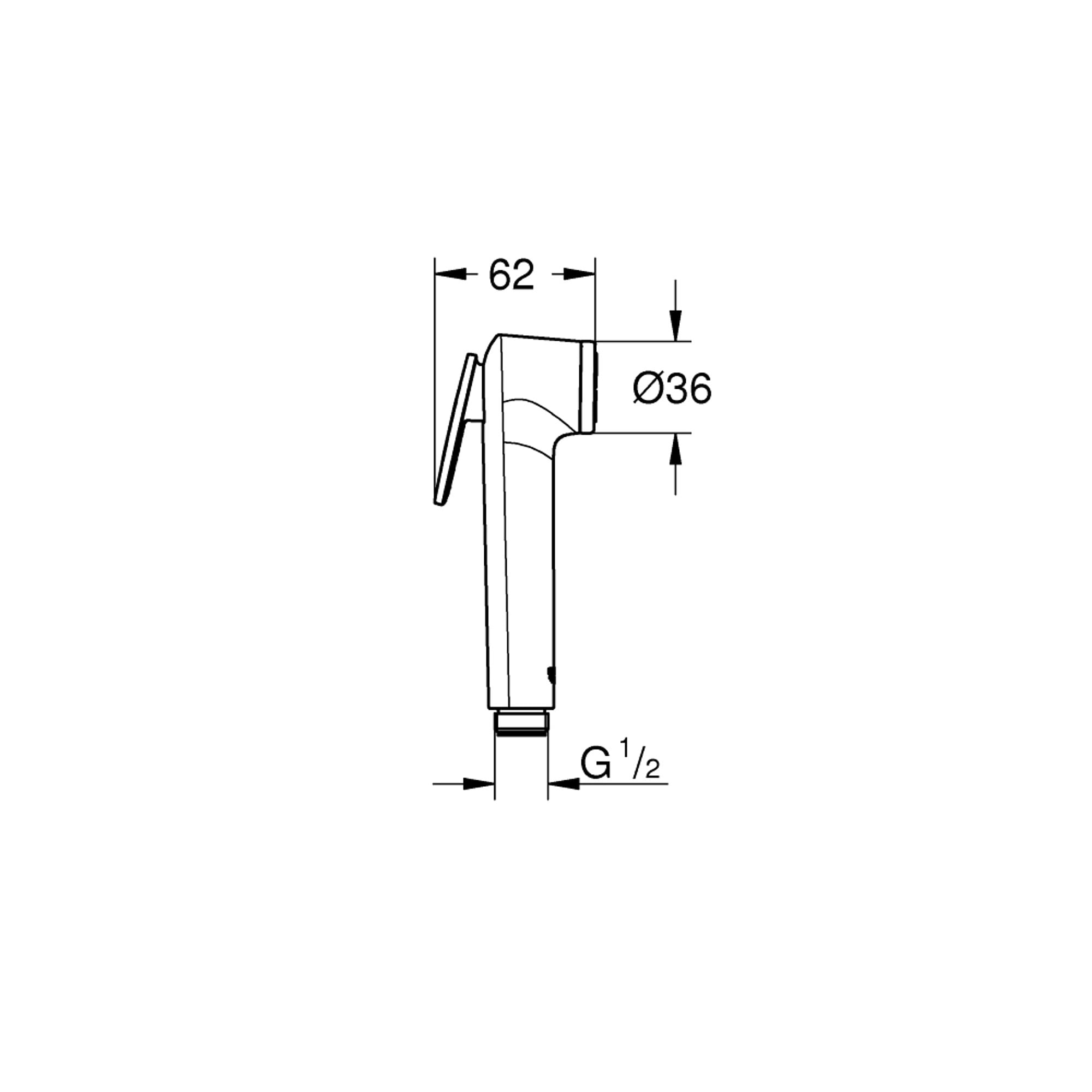 Grohe Tempesta F Taharet Spreyi 30 El Duşu 1 Fonksiyonlu Krom 26506000