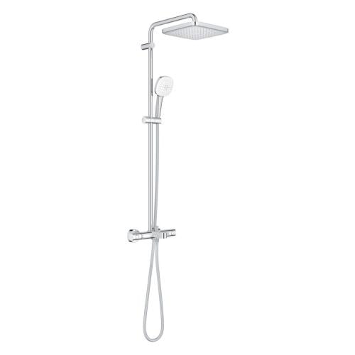 Grohe Tempesta System 250 Cube Duvara Monte Termostatik Banyo Bataryalı Duş Kolonu Krom - 26975001