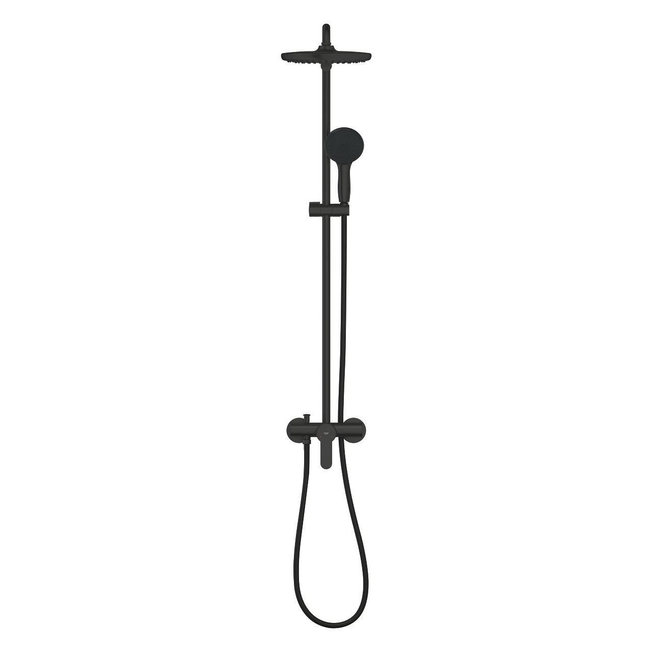 Grohe Tempesta System 250 Duvara Monte Duş Bataryalı Duş Kolonu, Mat Siyah 266732431