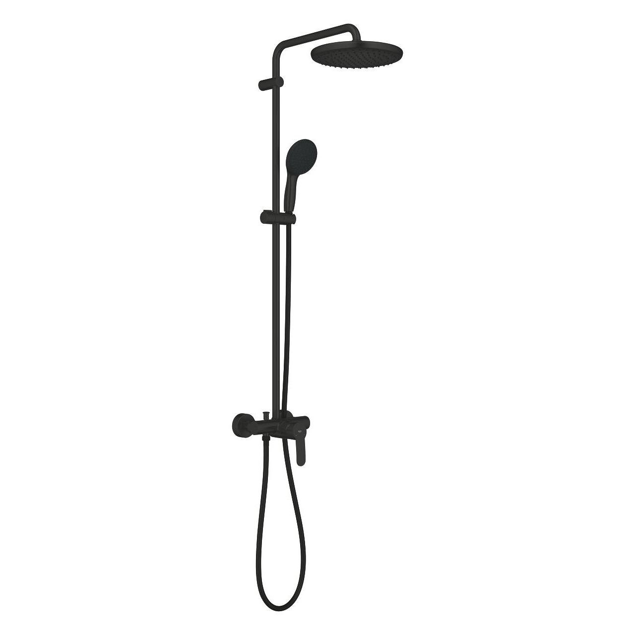 Grohe Tempesta System 250 Duvara Monte Duş Bataryalı Duş Kolonu, Mat Siyah 266732431