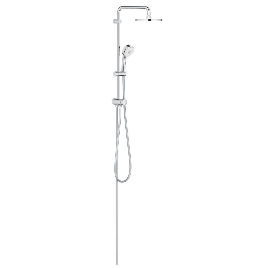 Grohe Tempesta System 250 Kare Duş Başlıklı Duvara Monte Duş Sistemi Krom 26694000