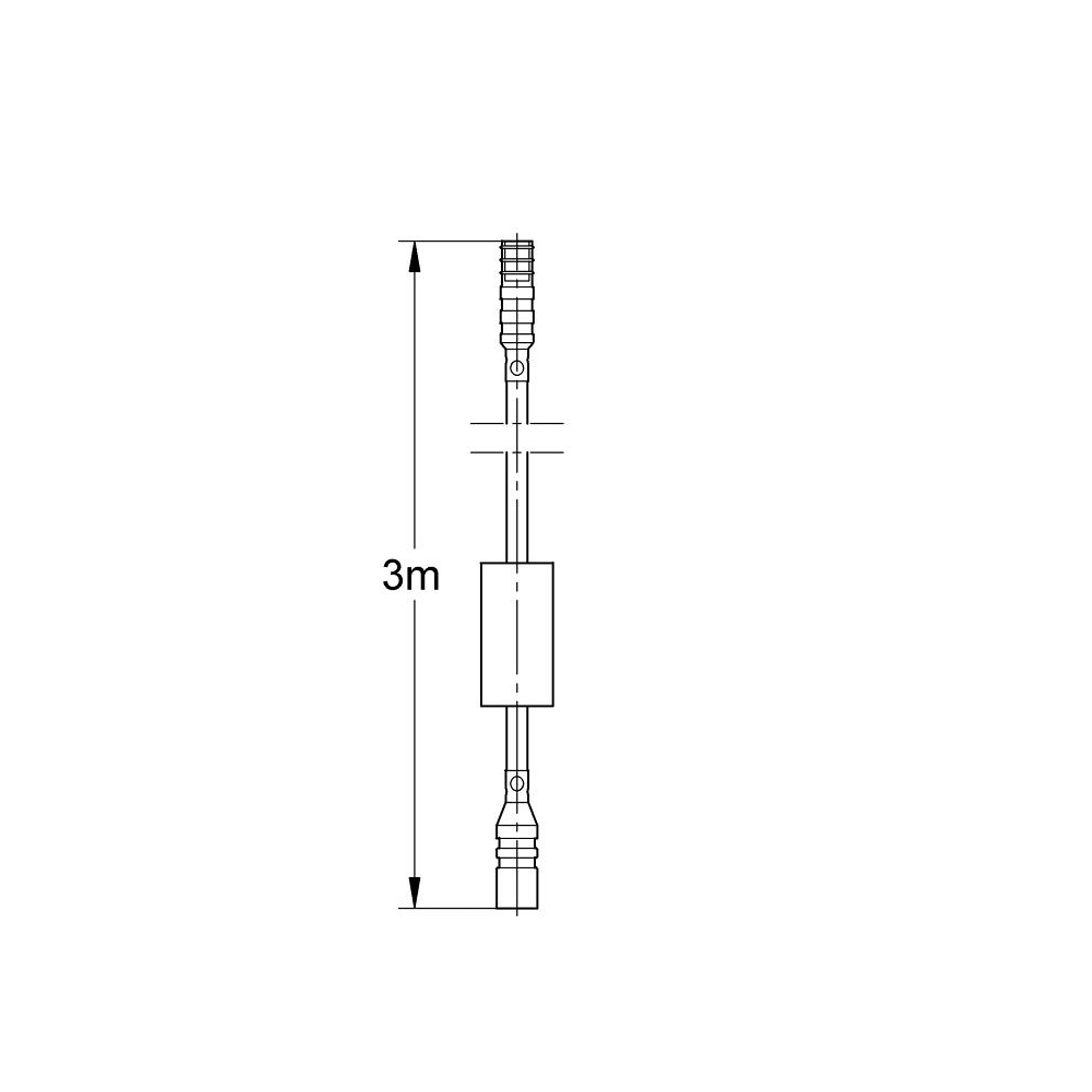 Grohe Uzatma Kablosu Krom 36221000