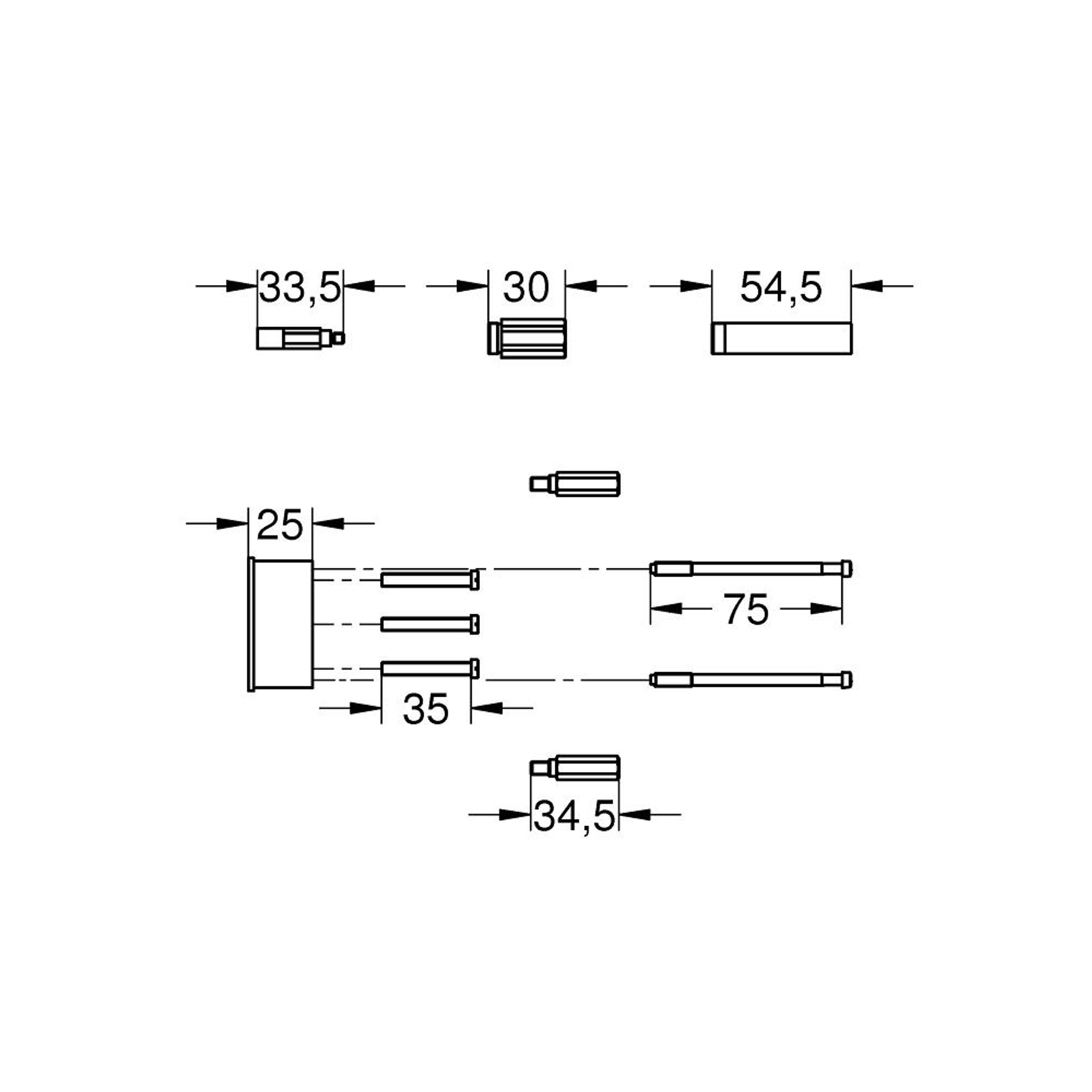 Grohe Uzatma seti 46191000