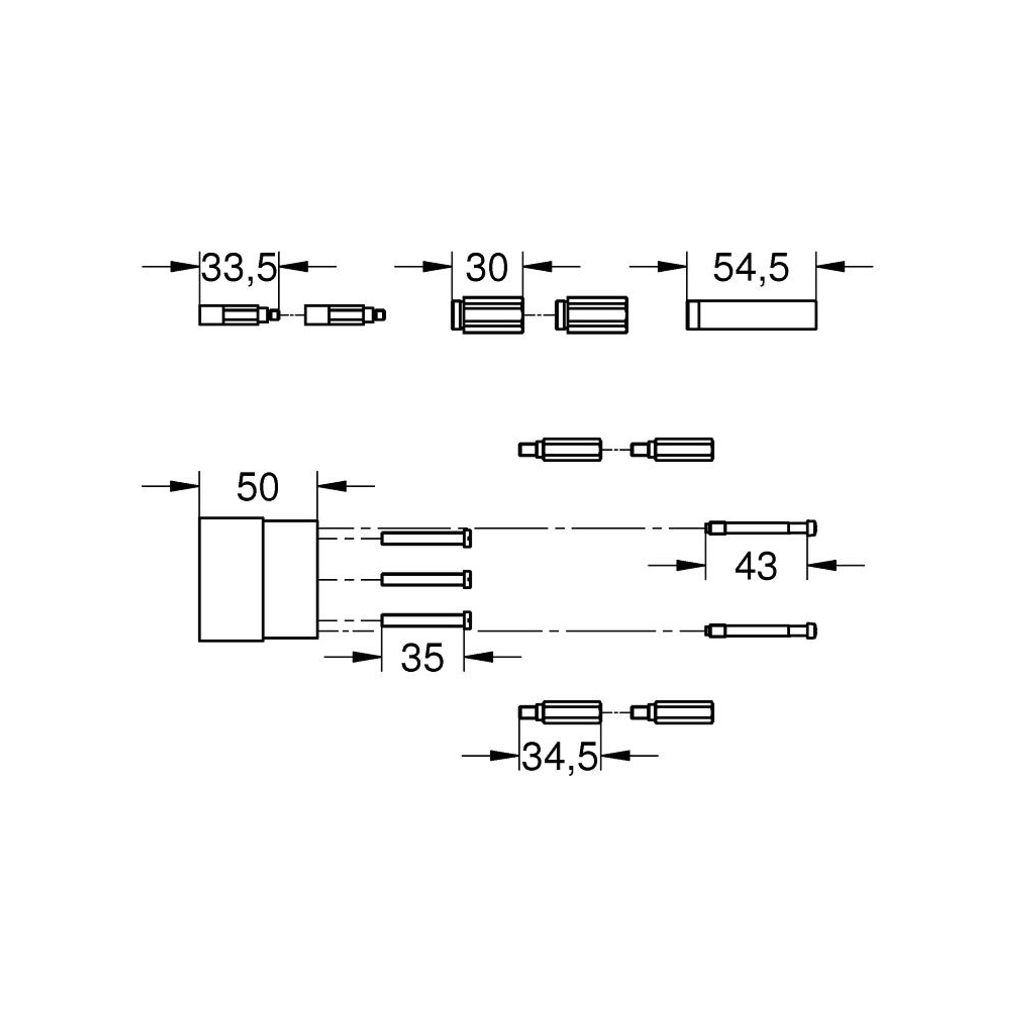 Grohe Uzatma Seti 46343000
