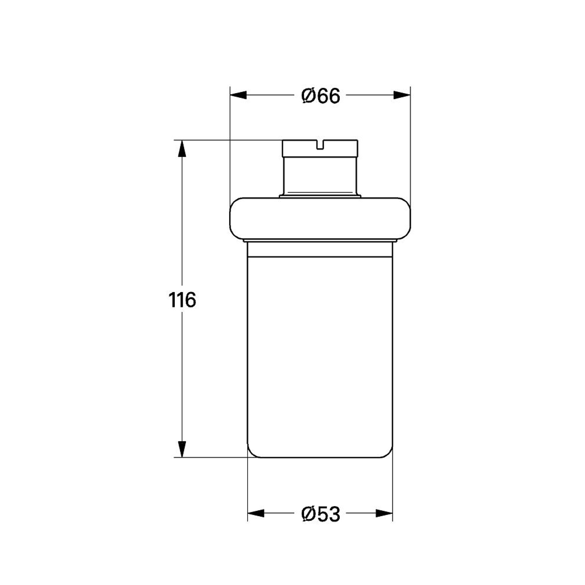 Grohe Yedek Şişe Krom 40179000