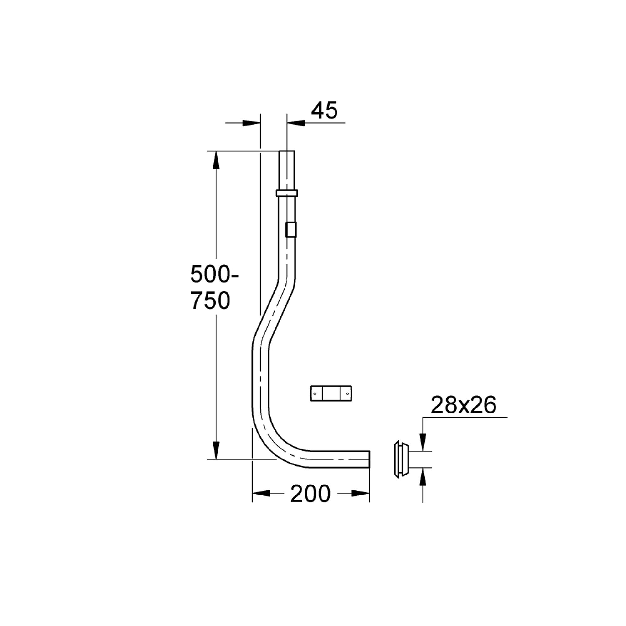 Grohe Yıkama Borusu 37112000