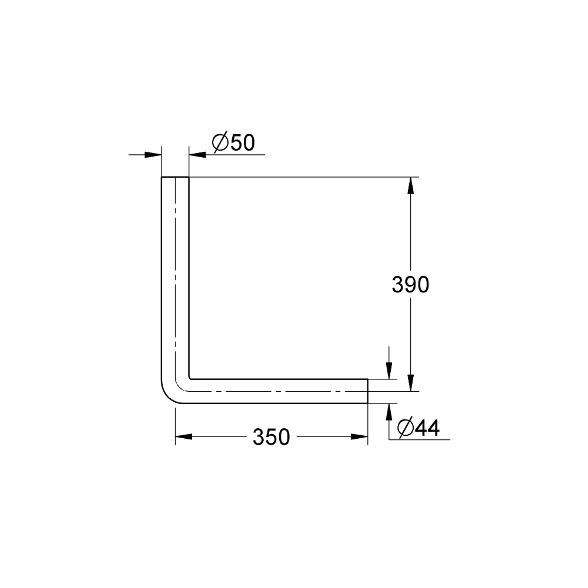 Grohe Yıkama Borusu Beyaz 37100SH0