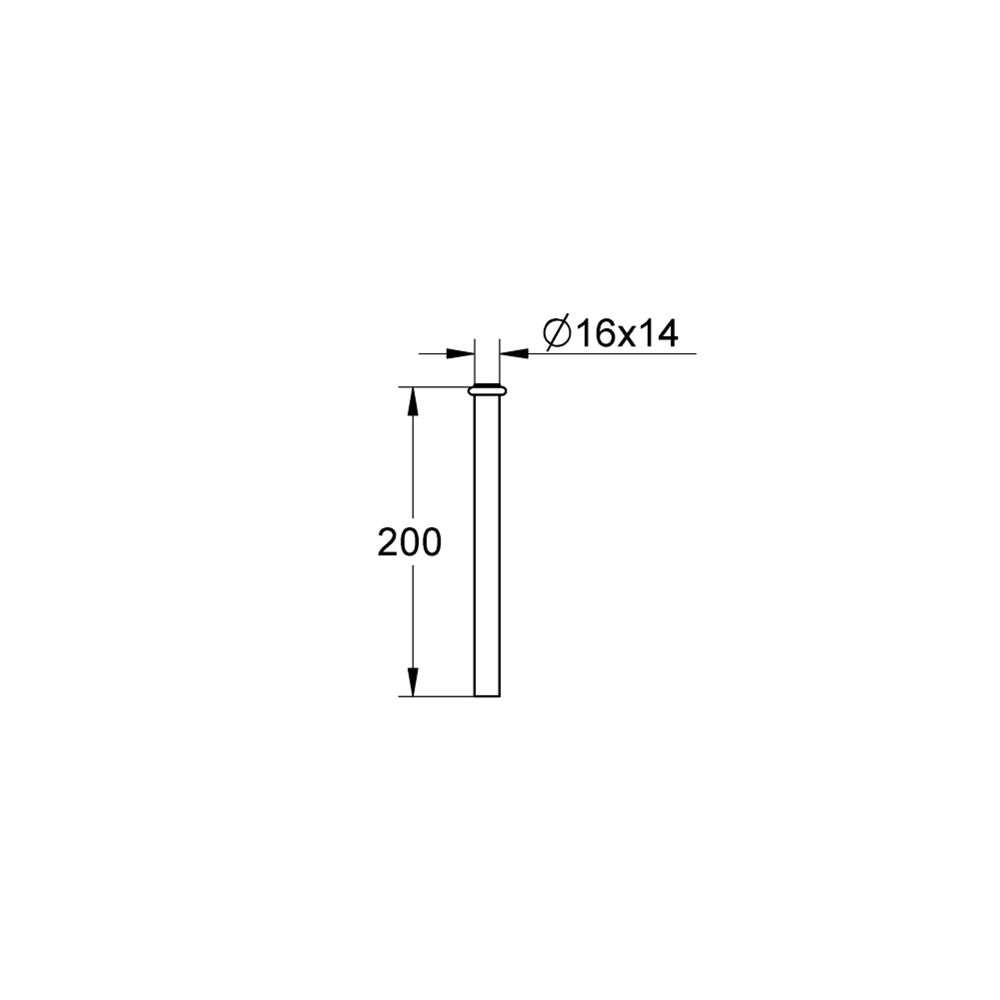 Grohe Yıkama Borusu Uzatması Krom 37042000