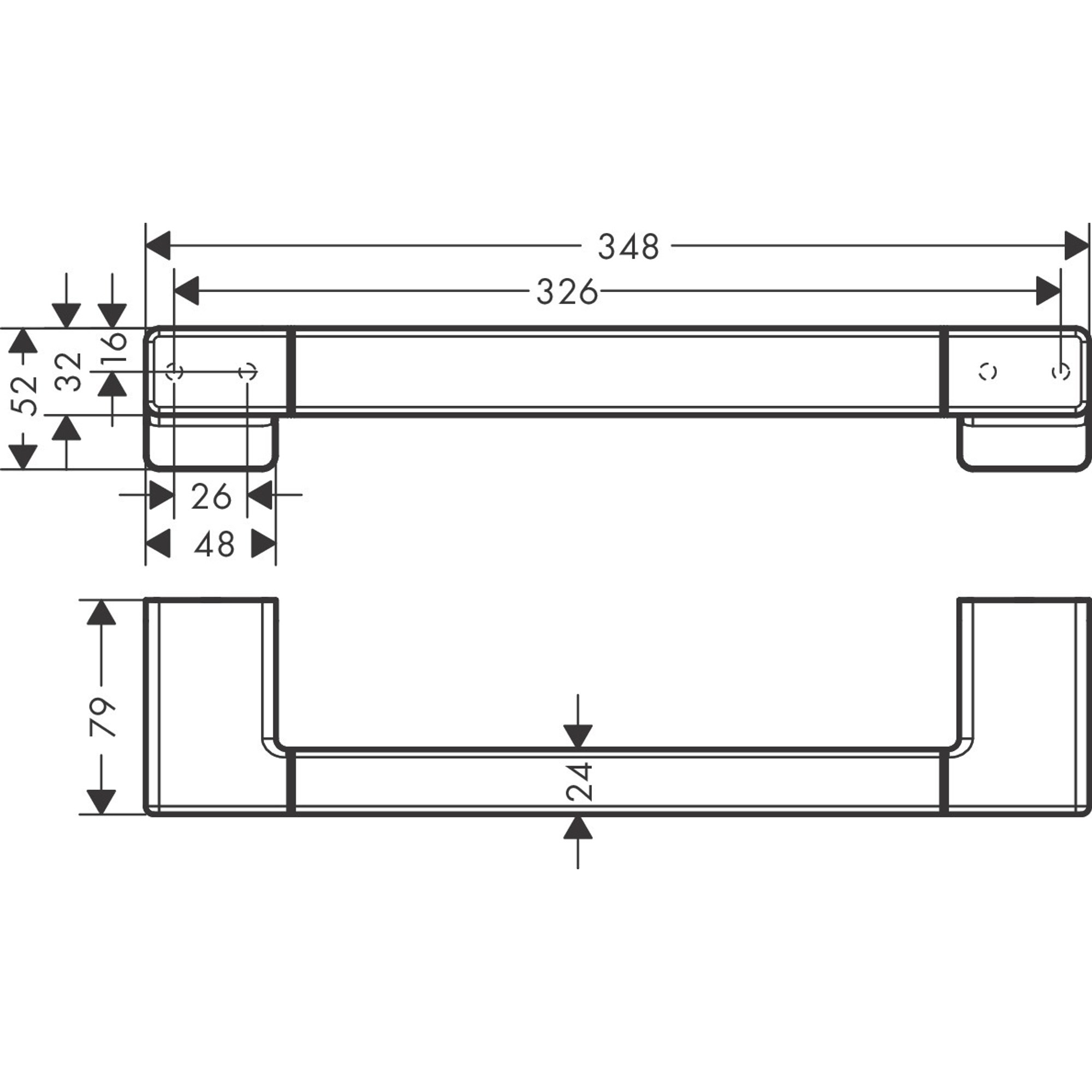 Hansgrohe AddStoris Q Tutunma Barı Parlak Altın 41744990