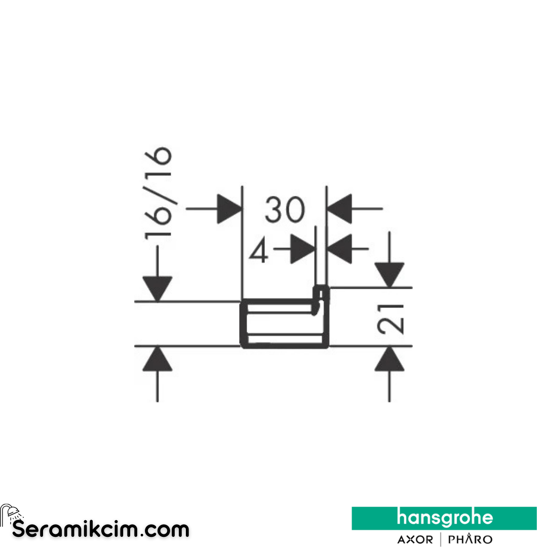 Hansgrohe Addstoris Tekli Askı Mat Bronz 41742140