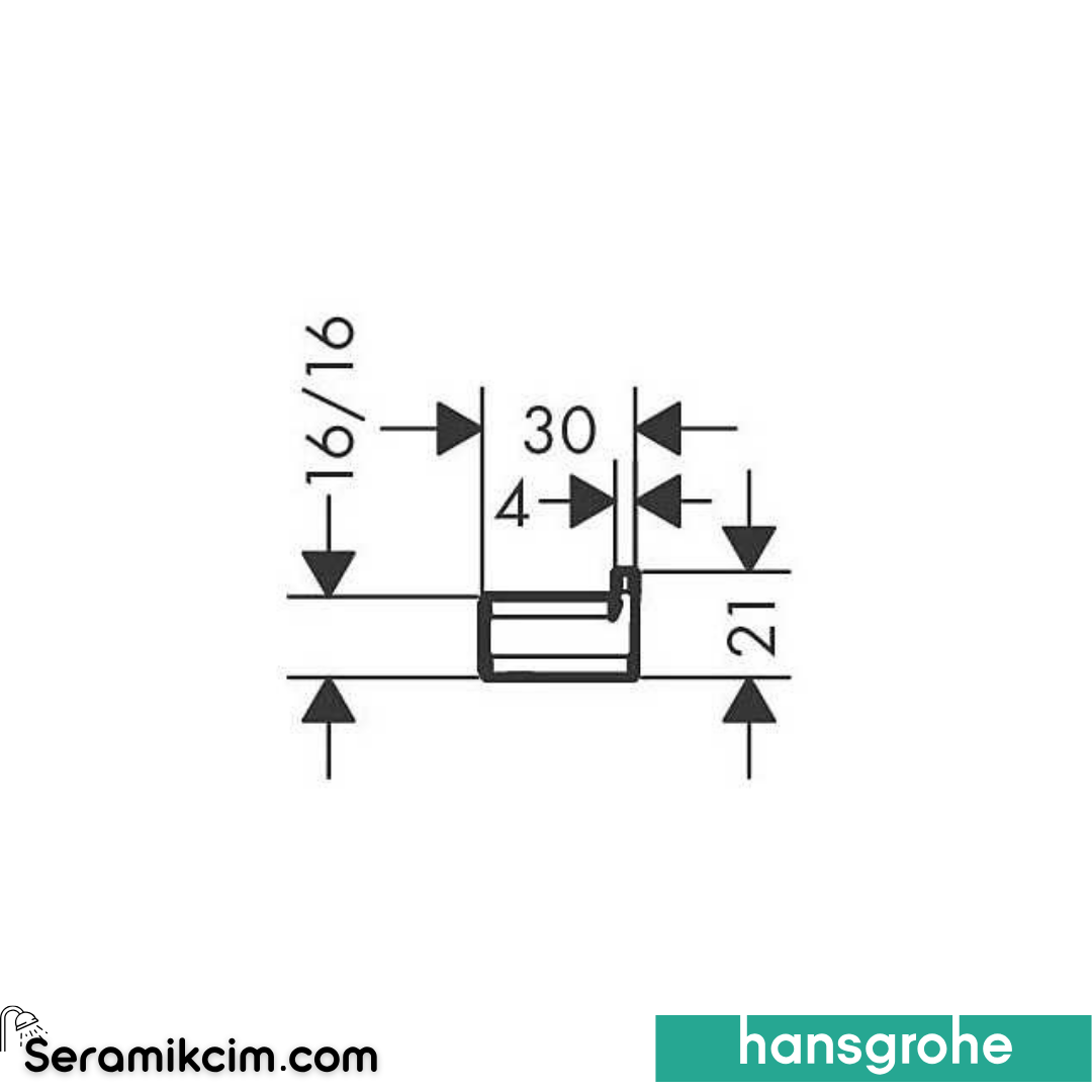 Hansgrohe AddStoris Tekli Askı Mat Siyah 41742670