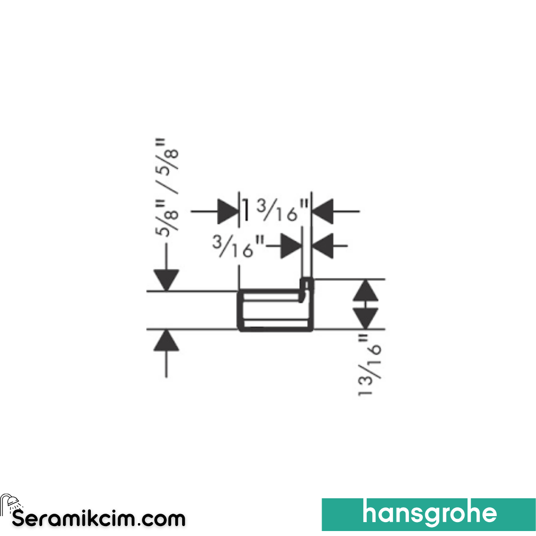 Hansgrohe AddStoris Tekli Askı Parlak Altın 41742990