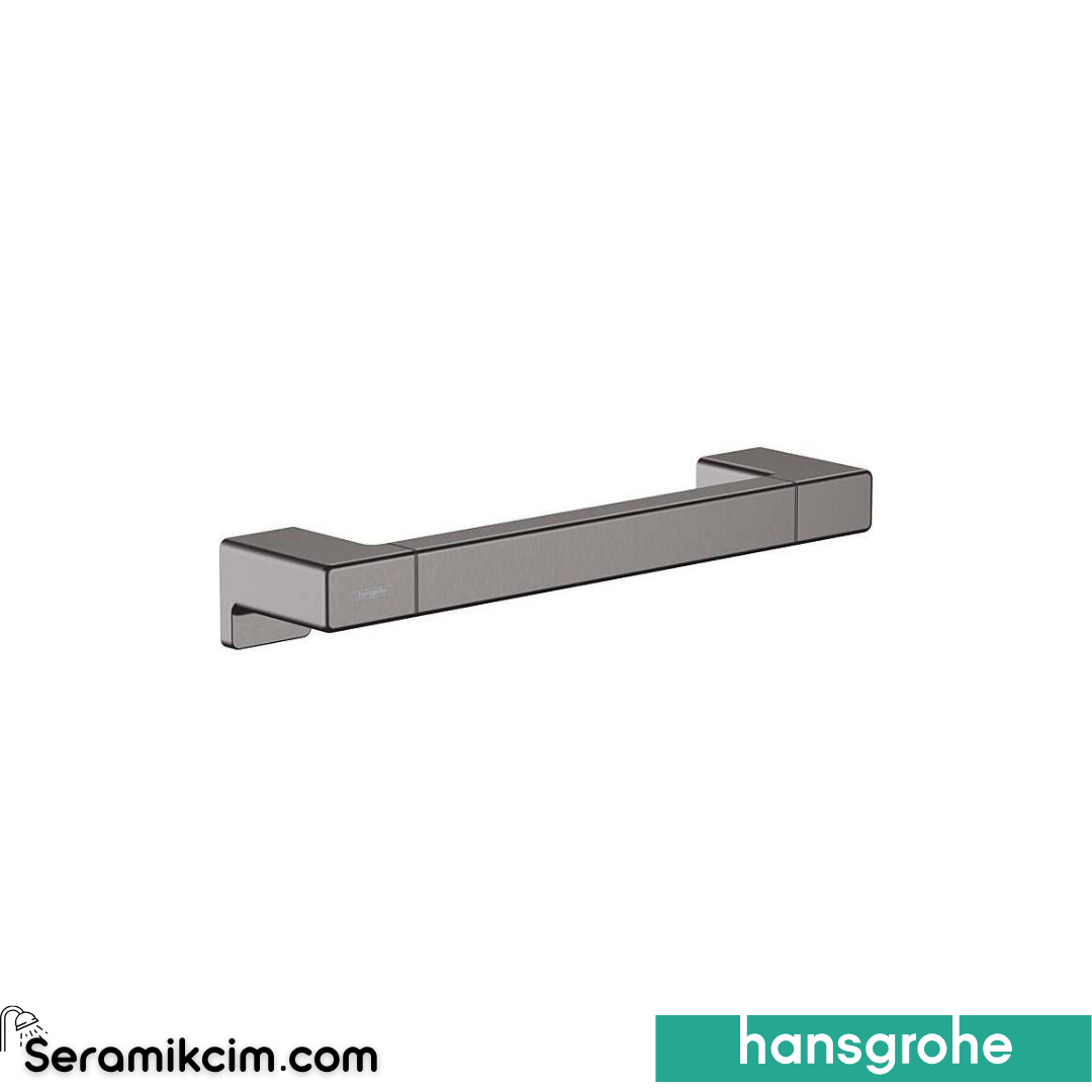 Hansgrohe AddStoris Tutunma Barı Mat Siyah Krom 41744340
