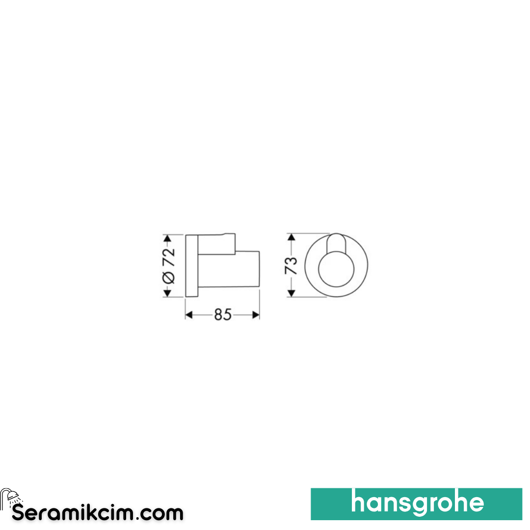 Hansgrohe Ara Musluk Kapağı Mat Bronz 13950140