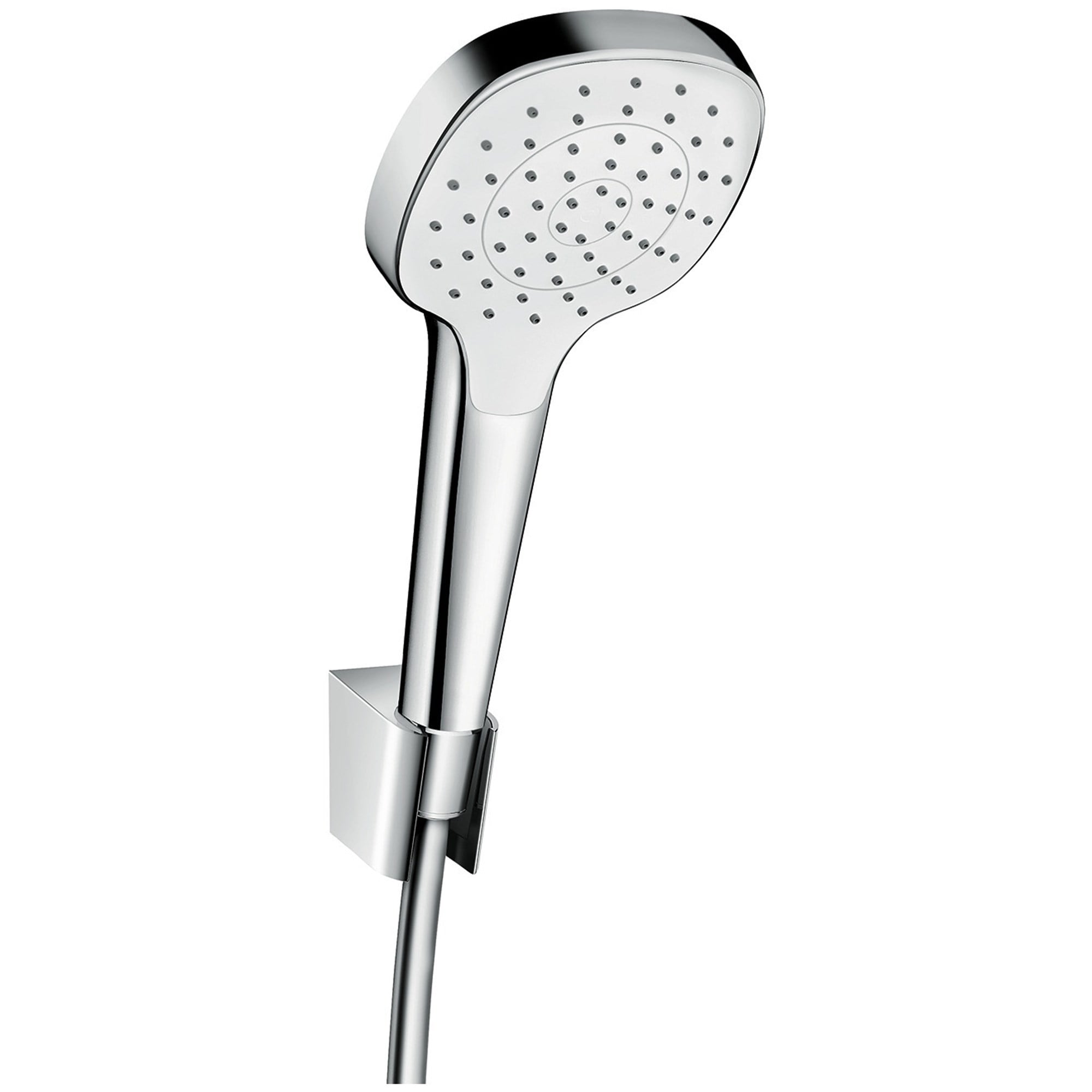 Hansgrohe Croma Select E El Duşu ve Askı Seti 11 cm 1 Fonksiyonlu Beyaz-Krom 26412400