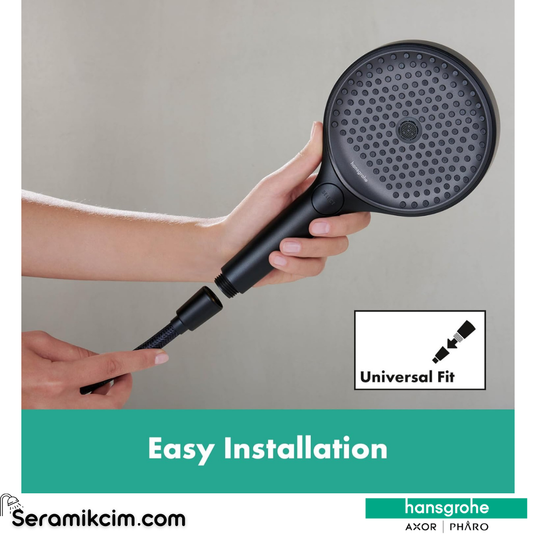 Hansgrohe Designflex Textile Duş Hortumu 160 Cm Mat Siyah 28260670