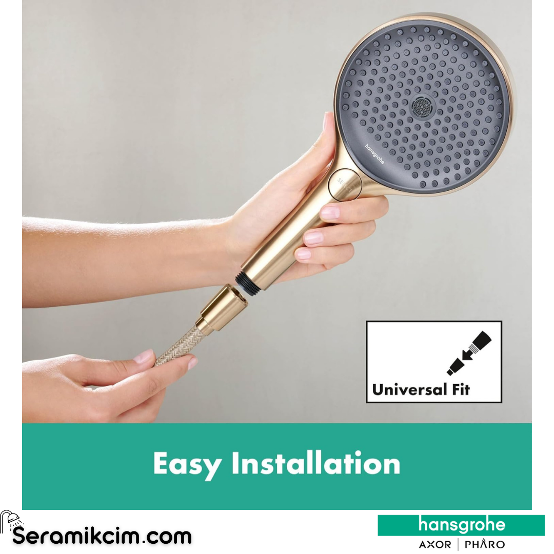Hansgrohe Designflex Textile Duş Hortumu 160 Cm Parlak Altın 28260990