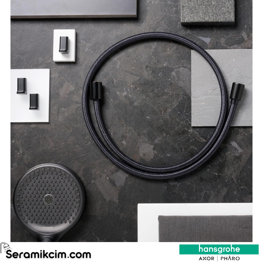 Hansgrohe Designflex Textile Duş Hortumu 160 Cm Mat Siyah 28260670