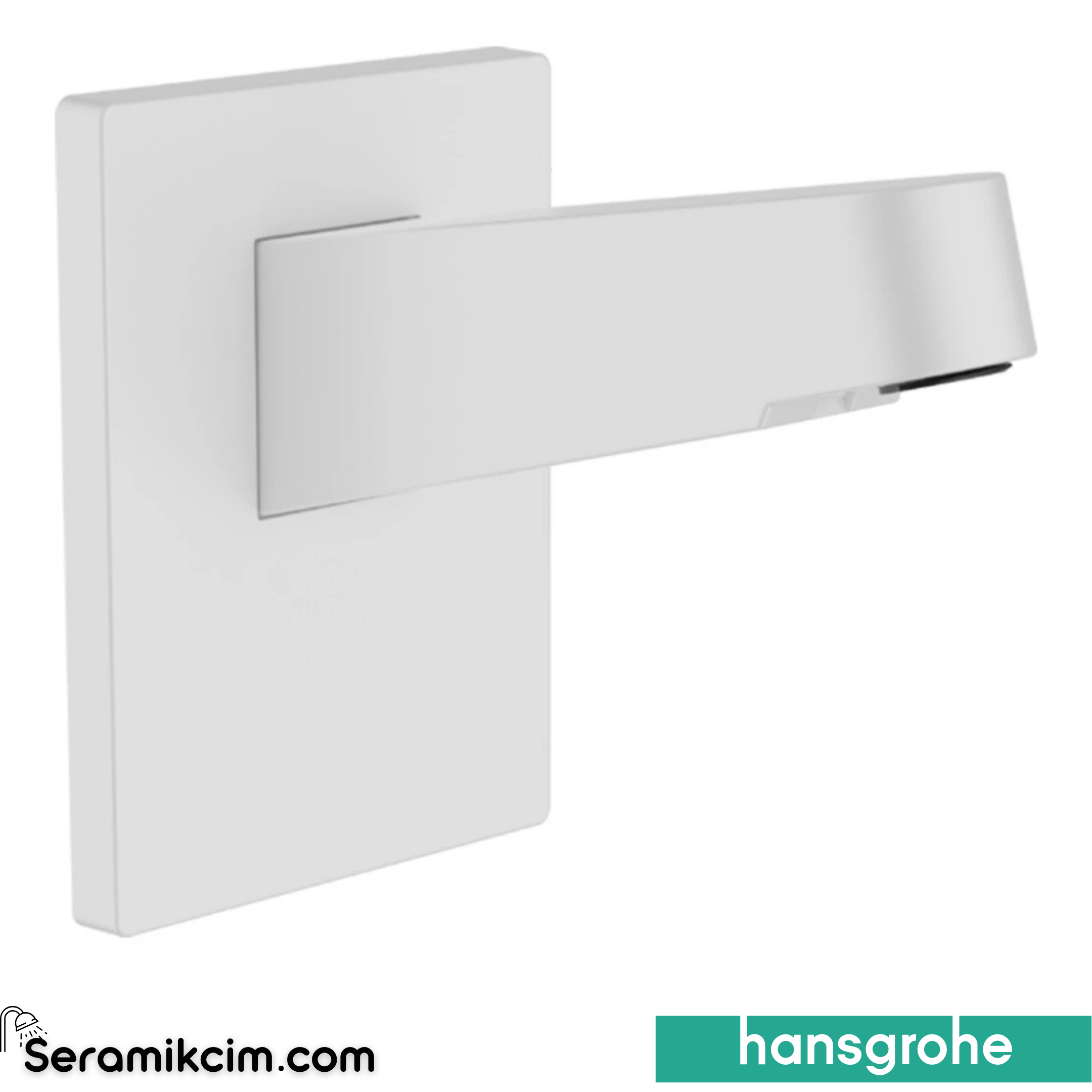 Hansgrohe Duvar Bağlantısı For Pulsify Tepe Duşu 260 Mat Beyaz 24149700
