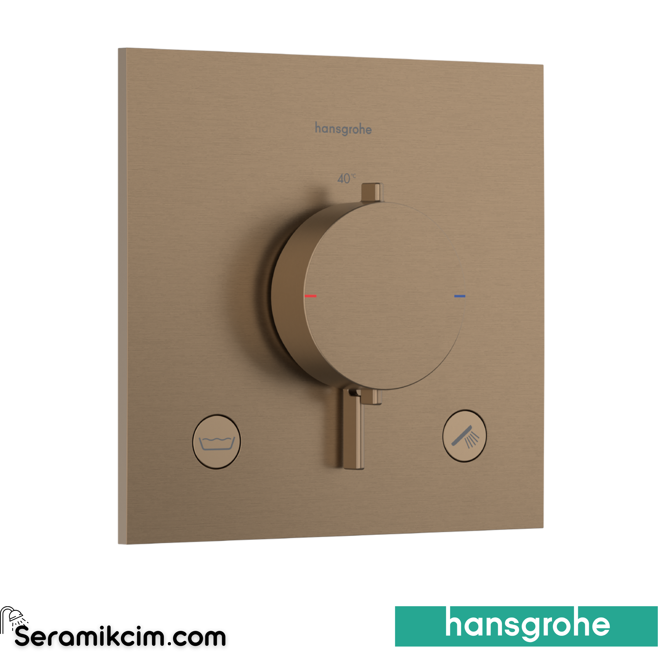Hansgrohe Ecostat Comf.E Therm.2Ou.Back Suc.Bbr