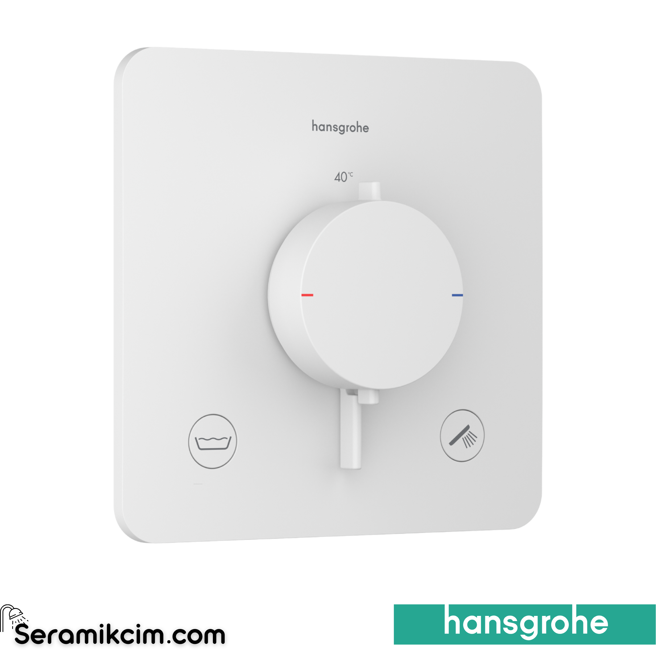 Hansgrohe Ecostat Comf.Q Therm.2Ou.Back Suc.Mw