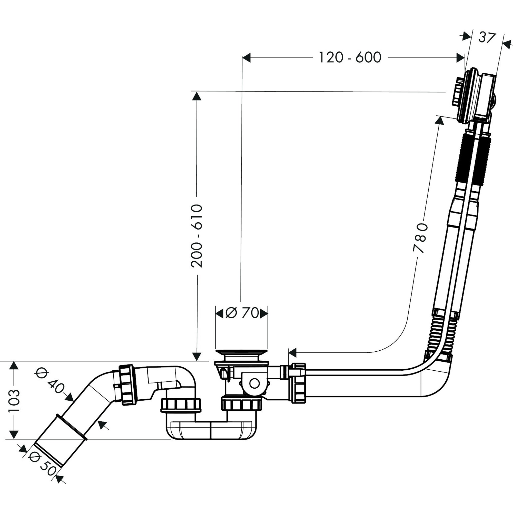Hansgrohe Exafil İç Set 58116180