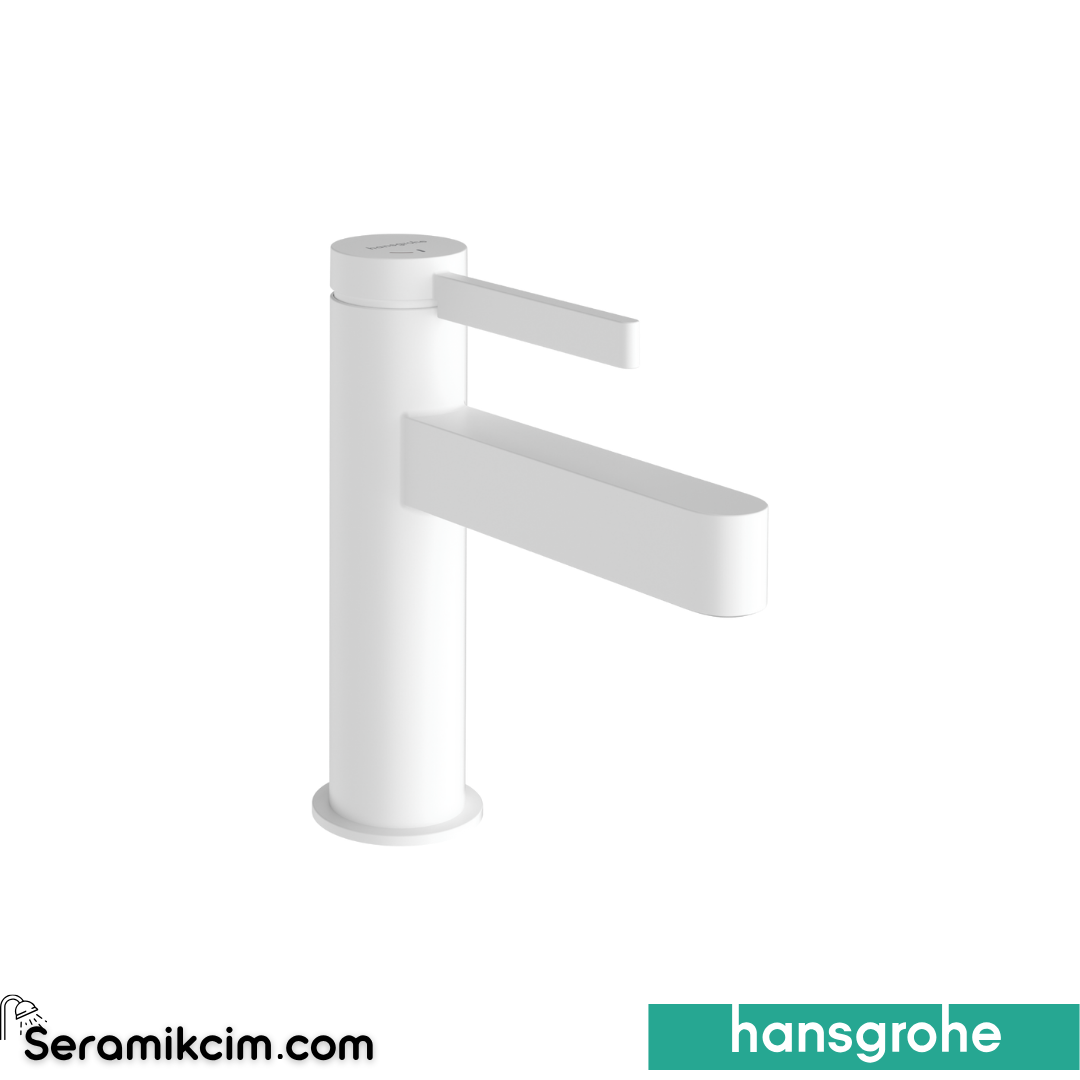 Hansgrohe Finoris Lavabo Bataryası Bas Aç Set Coolstart Mat Beyaz 76012700