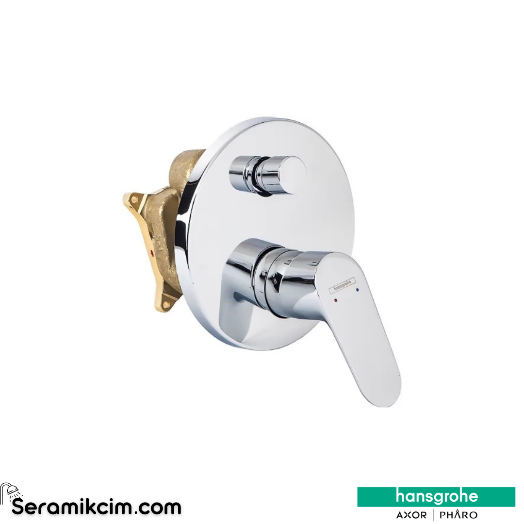 Hansgrohe Focus E2 Ankastre Banyo Bataryası Krom 31945000