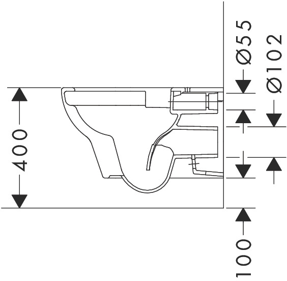 Hansgrohe Gladelake S Wh Wc540X360 Riml.Wh