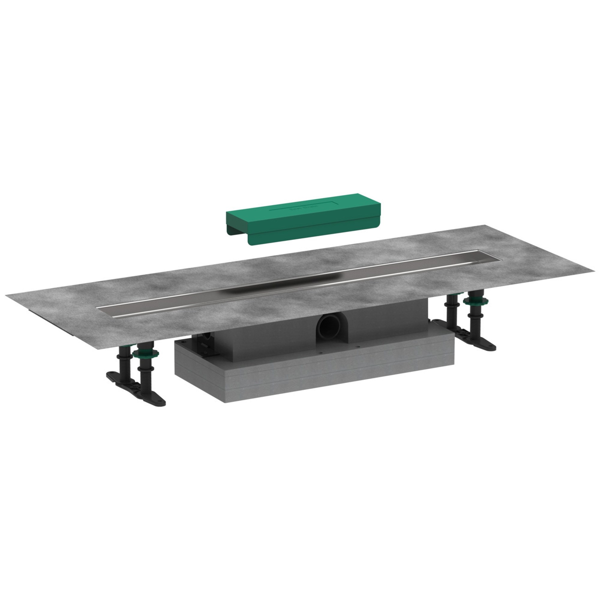 Hansgrohe Komple Set Düz Kurulum İçin - 70 Cm Seramik Kaplanabilir Duş Kanalı İçin 56017180