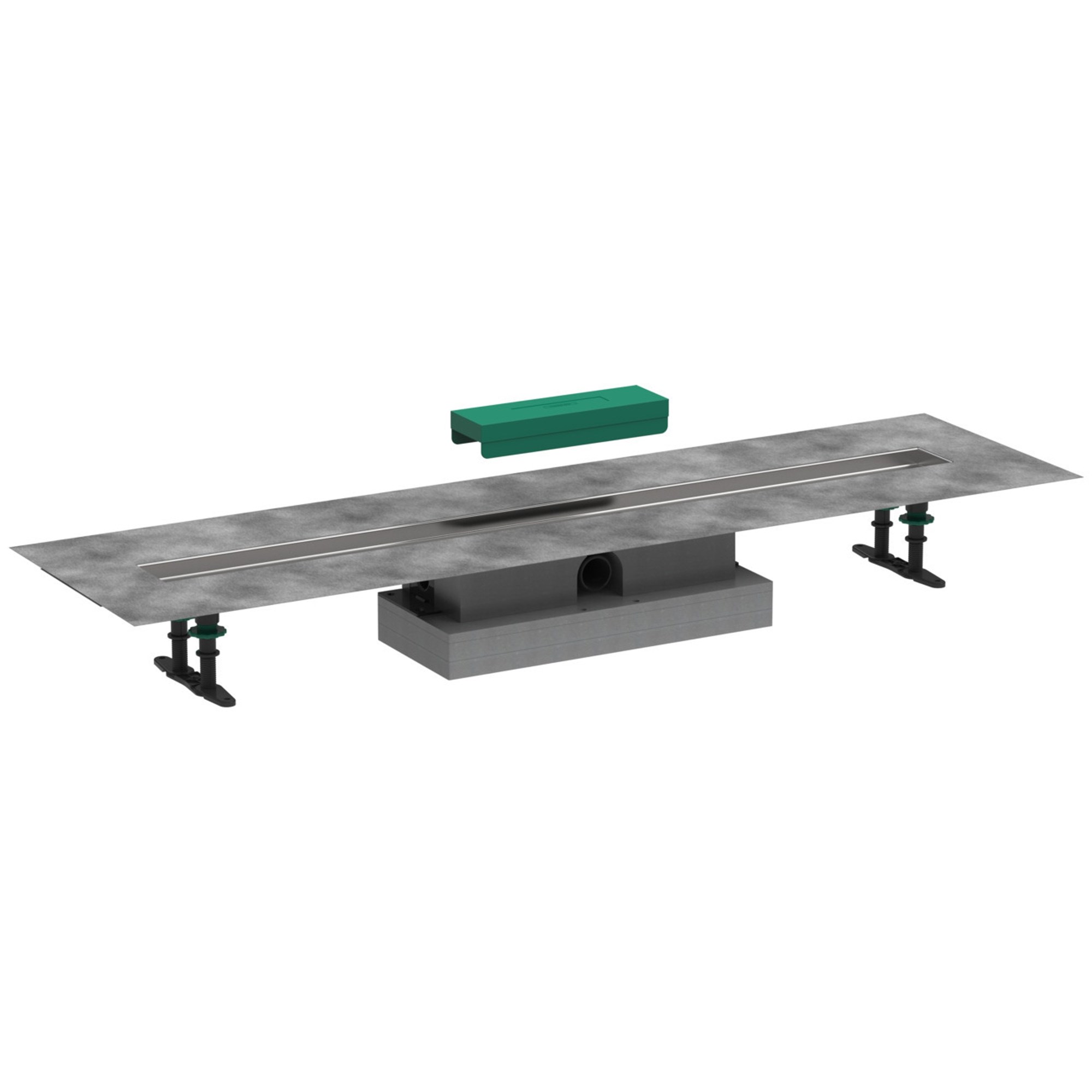Hansgrohe Komple Set Düz Kurulum İçin - 100 Cm Seramik Kaplanabilir Duş Kanalı İçin 56020180