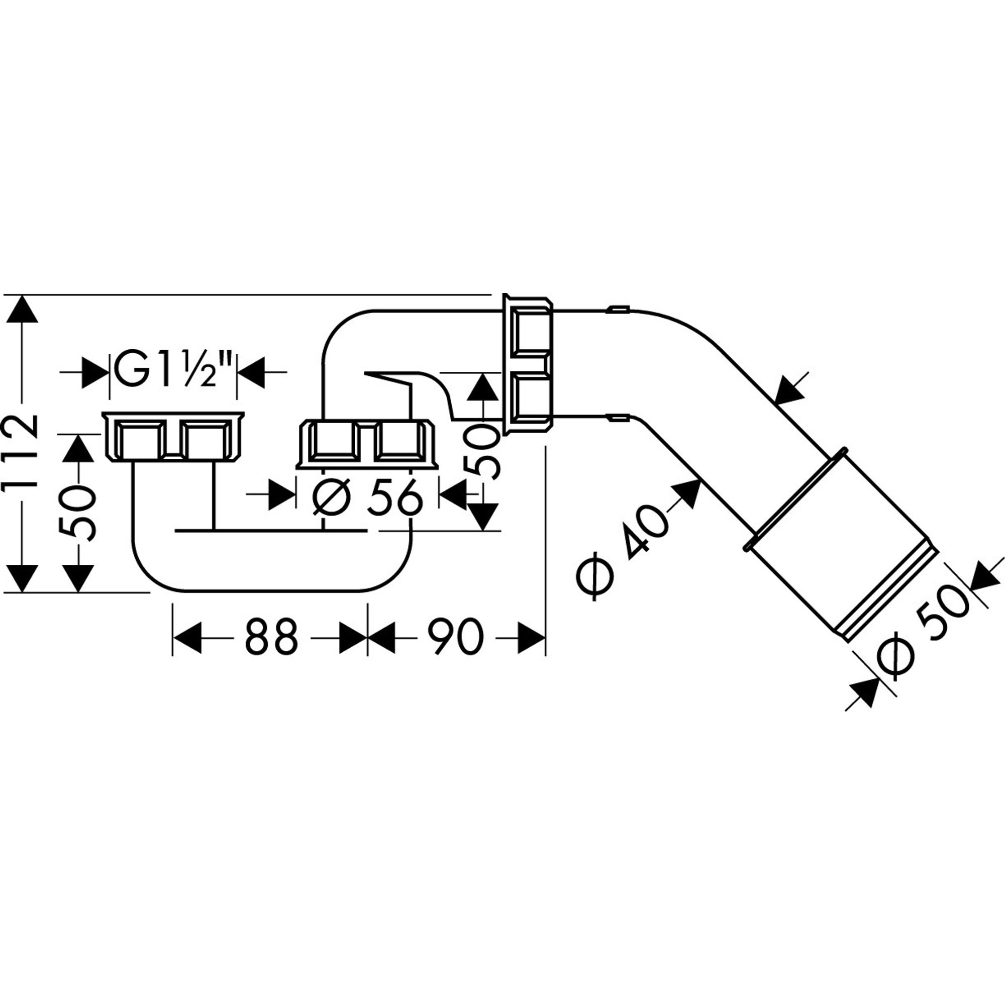Hansgrohe Küvet Sifonu 56373000