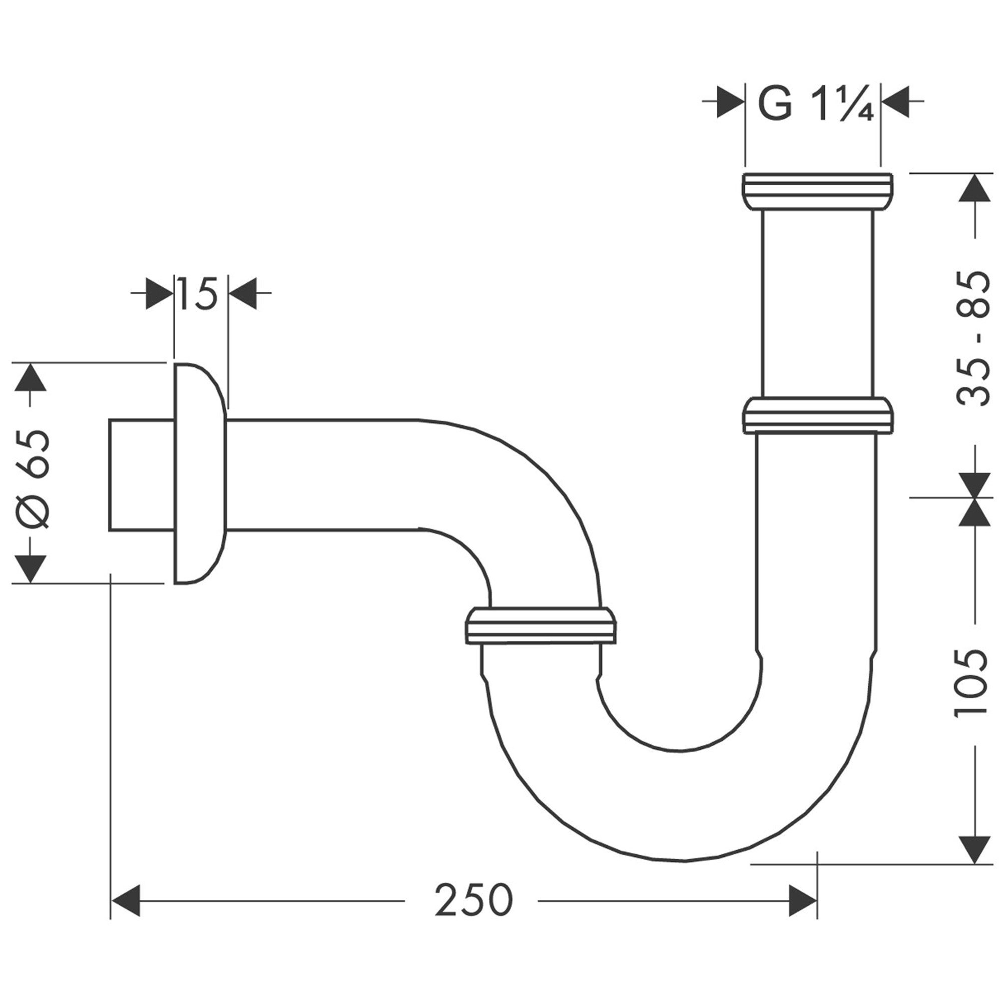 Hansgrohe Lav. Sifonu 53002000