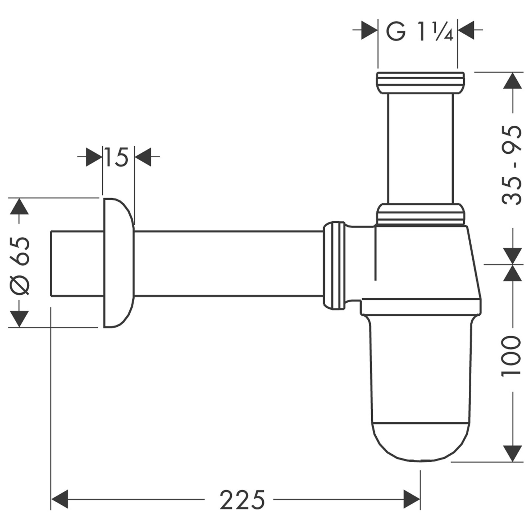 Hansgrohe Lav. Sifonu 52053000