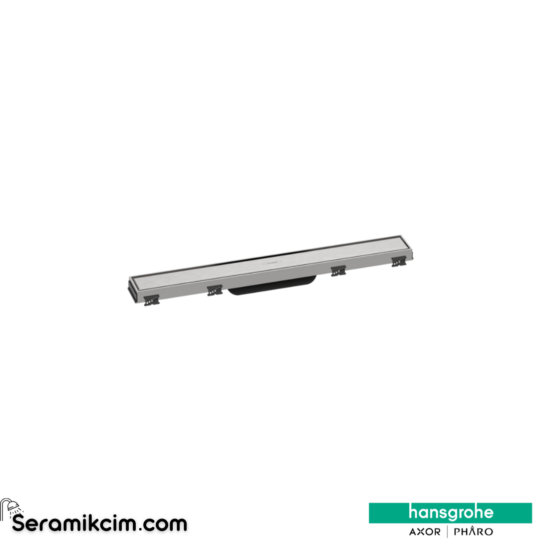 Hansgrohe Linear Duş Kanalı 60 Cm Seramik Kaplanabilir Kapak, Yüksekliği Ayarlanabilir Çerçeve İle 56036800