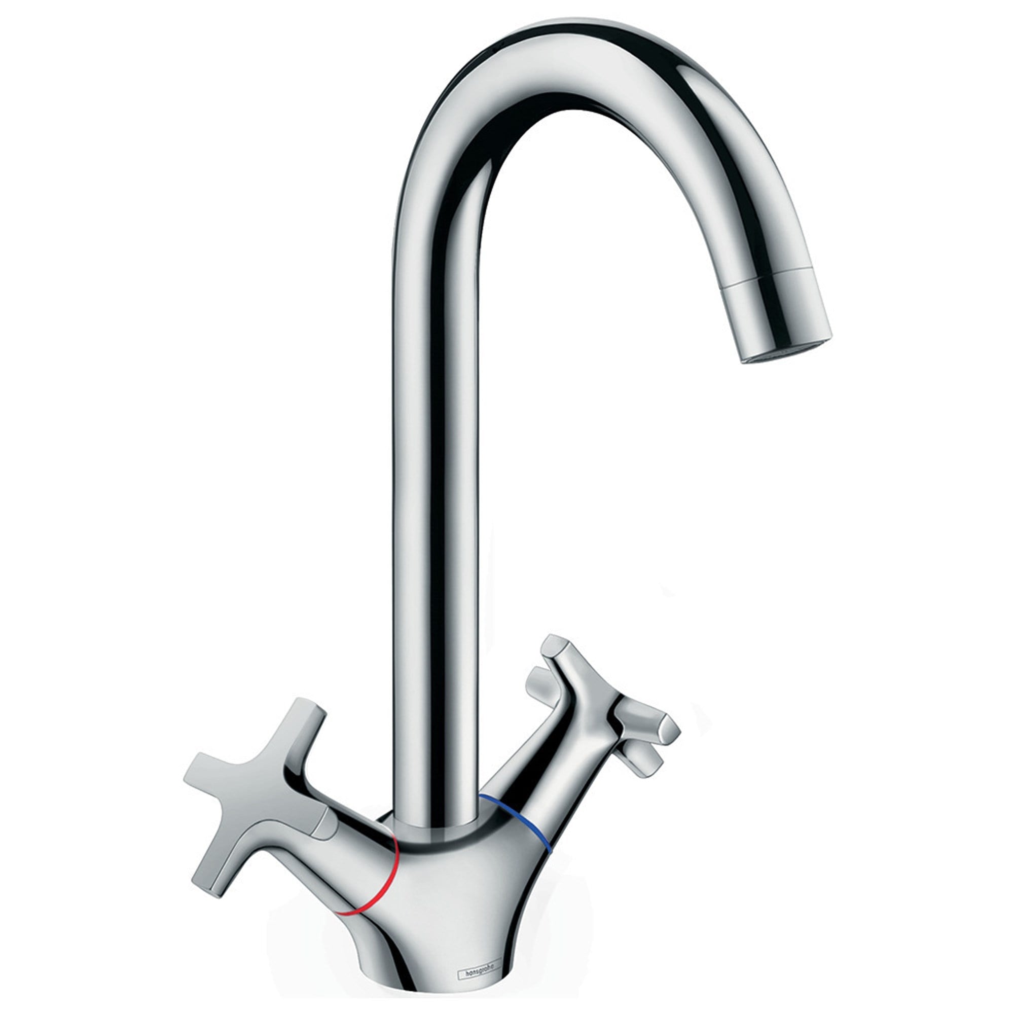 Hansgrohe Logis 2-Vol. Eviye Bataryası 220 Ecosmart+ Krom 71283000