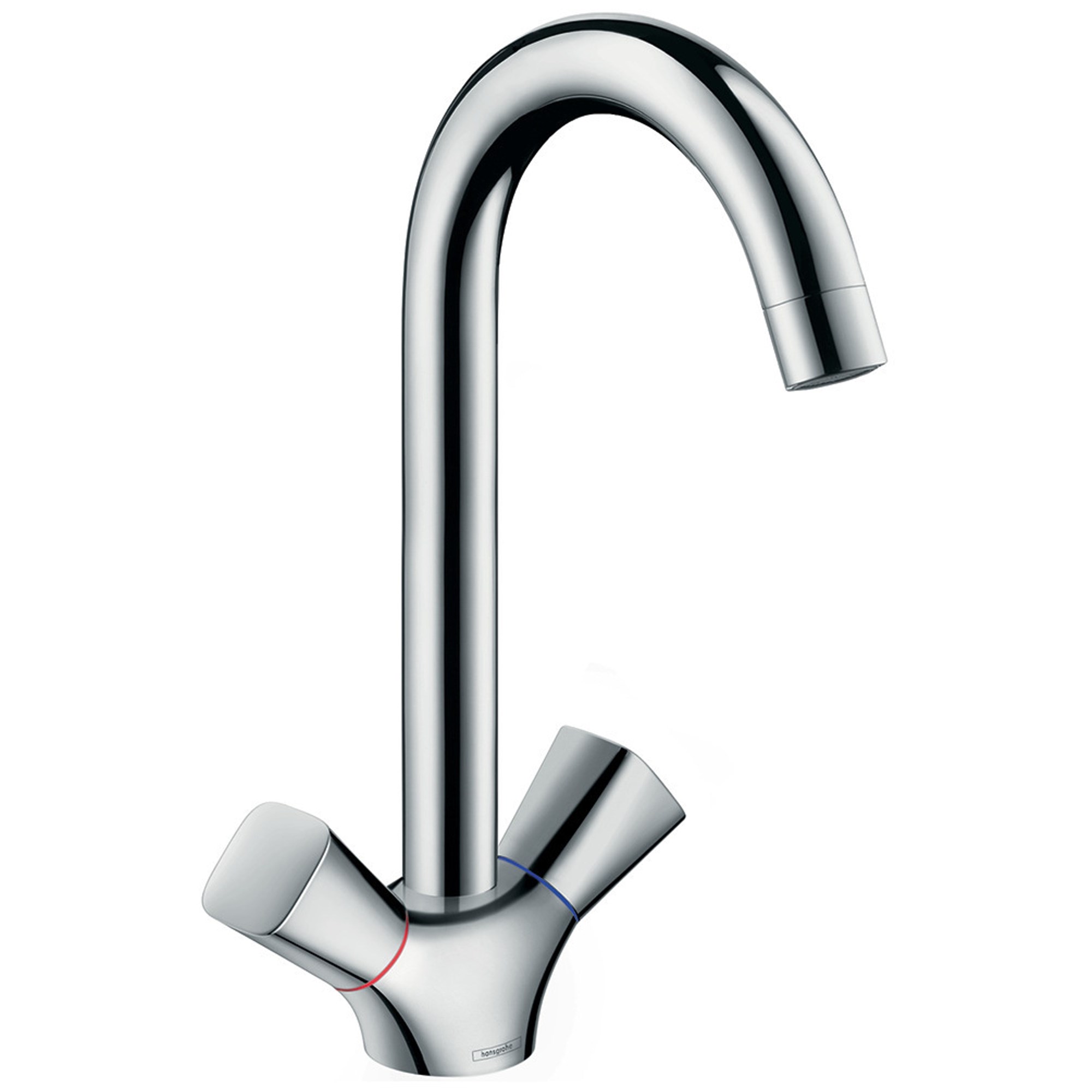 Hansgrohe Logis 2-Vol. Eviye Bataryası Krom 71280000