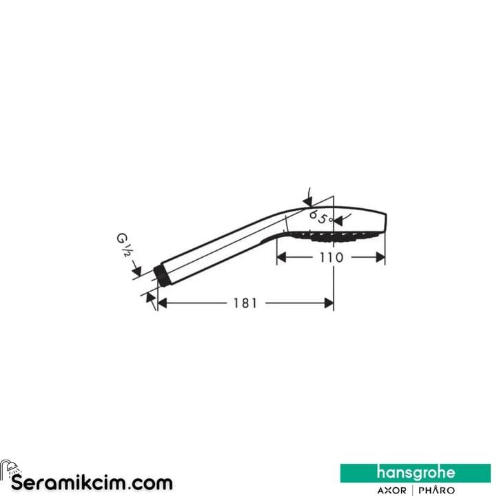 Hansgrohe Logis Ankastre Banyo Bataryası Set Krom