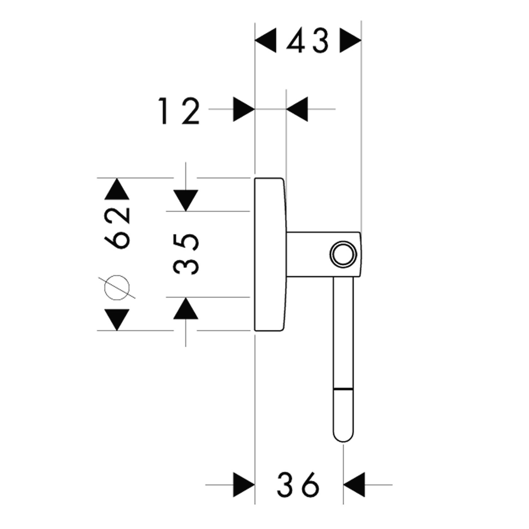 Hansgrohe Logis Tuvalet Kağıtlığı Krom 40526000