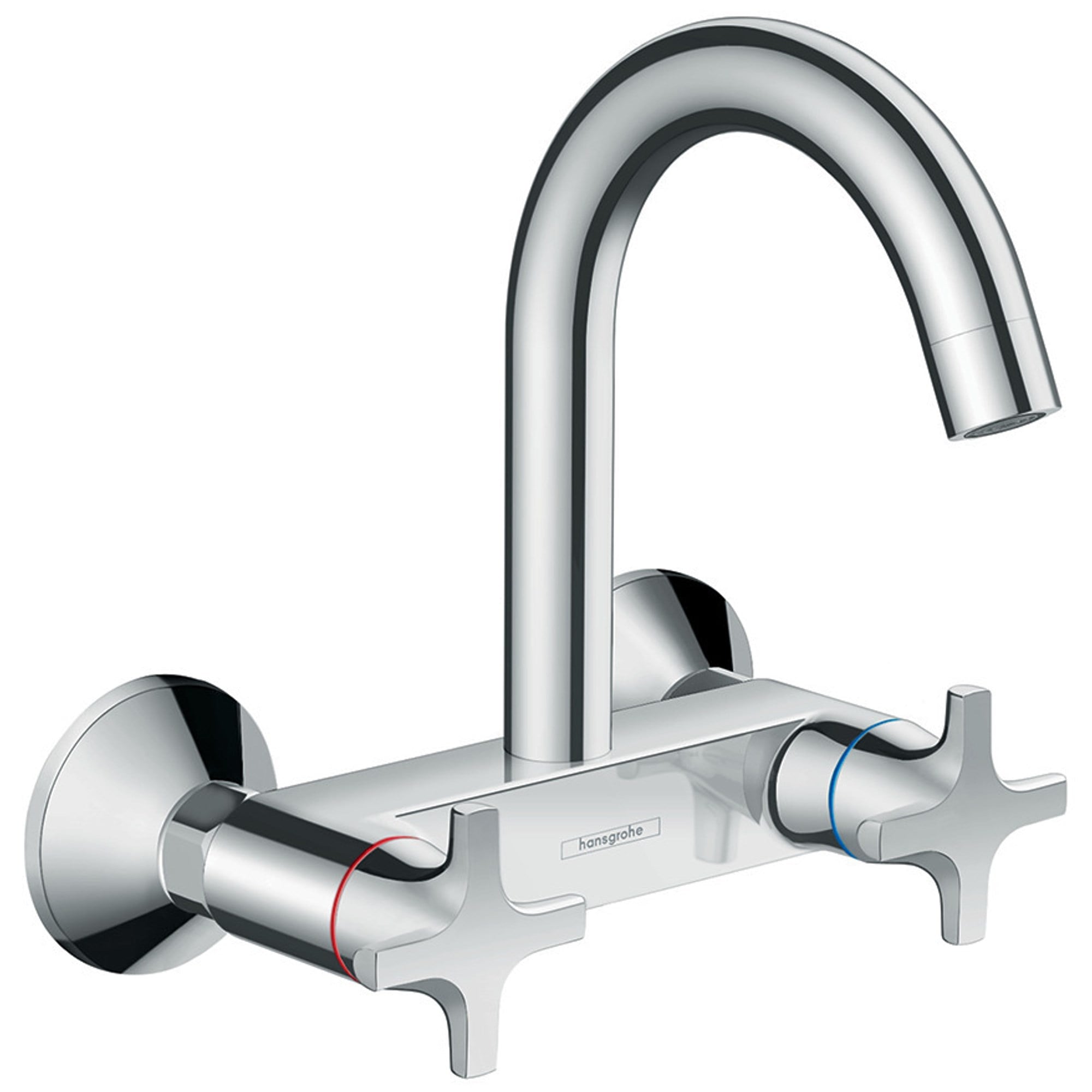 Hansgrohe Logis Volanlı Duvardan Eviye Bataryası ,Yüksek 71286000