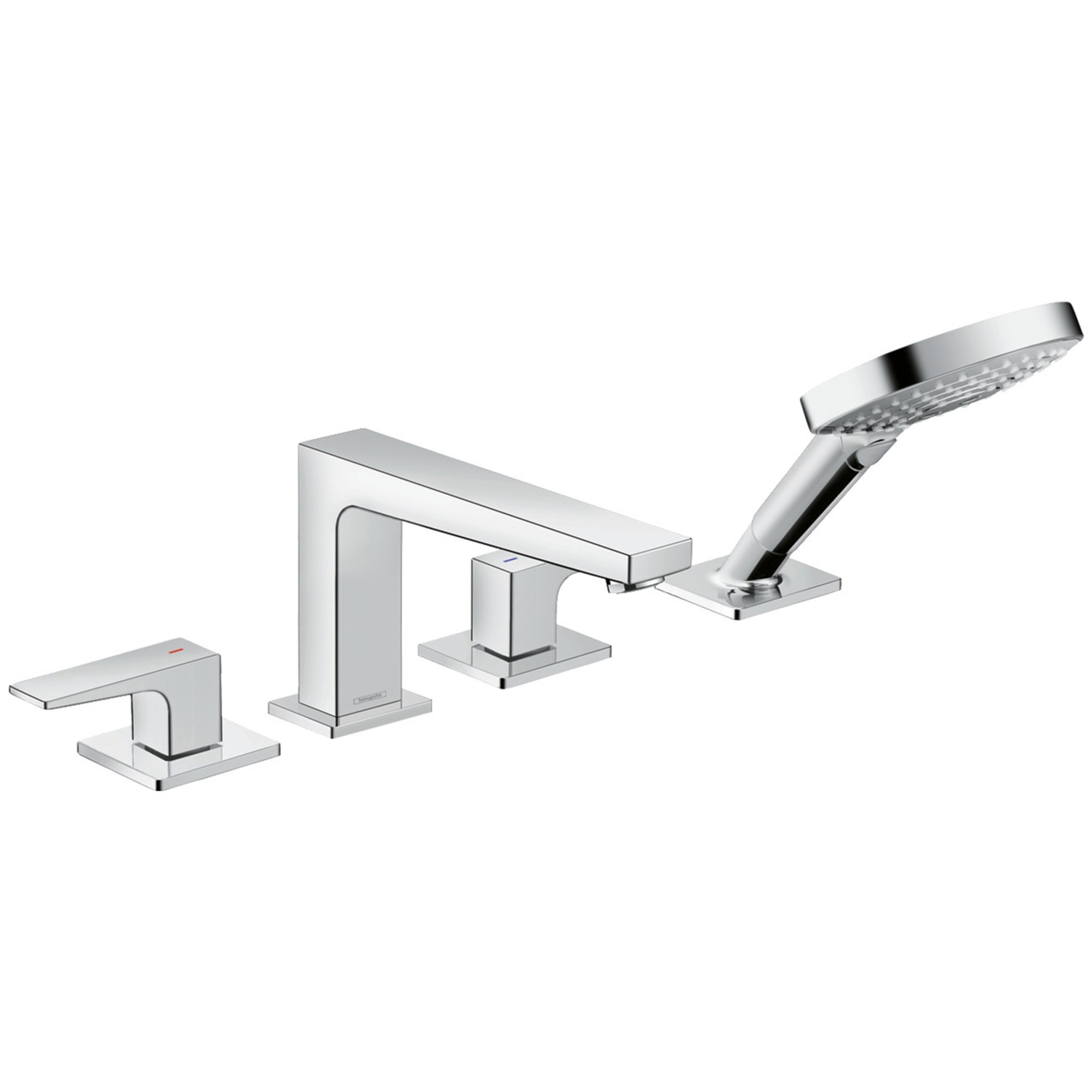Hansgrohe Metropol 4 Delikli Küvet Kenarı Banyo Bataryası Krom 32553000