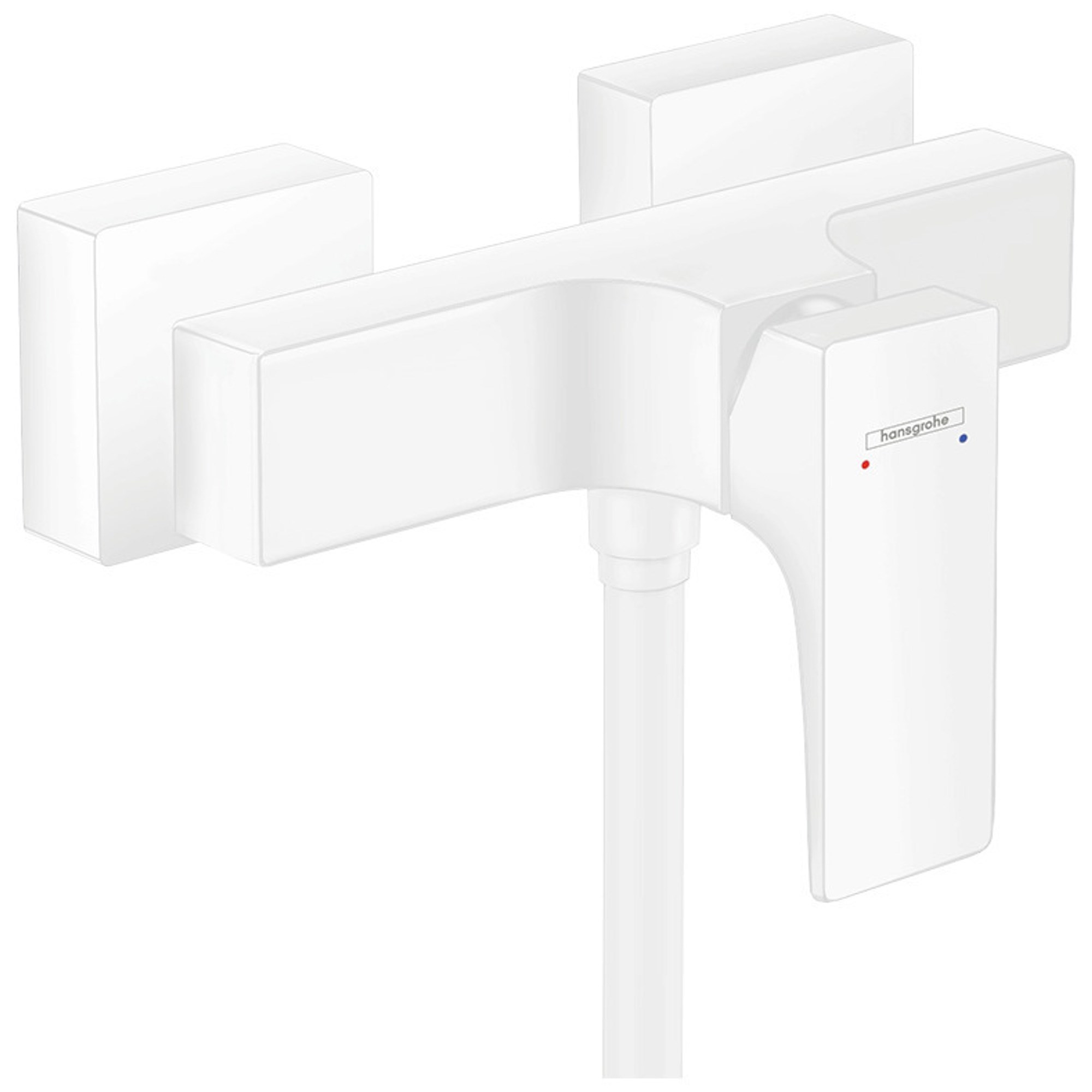 Hansgrohe Metropol Banyo Bataryası Mat Beyaz 32560700