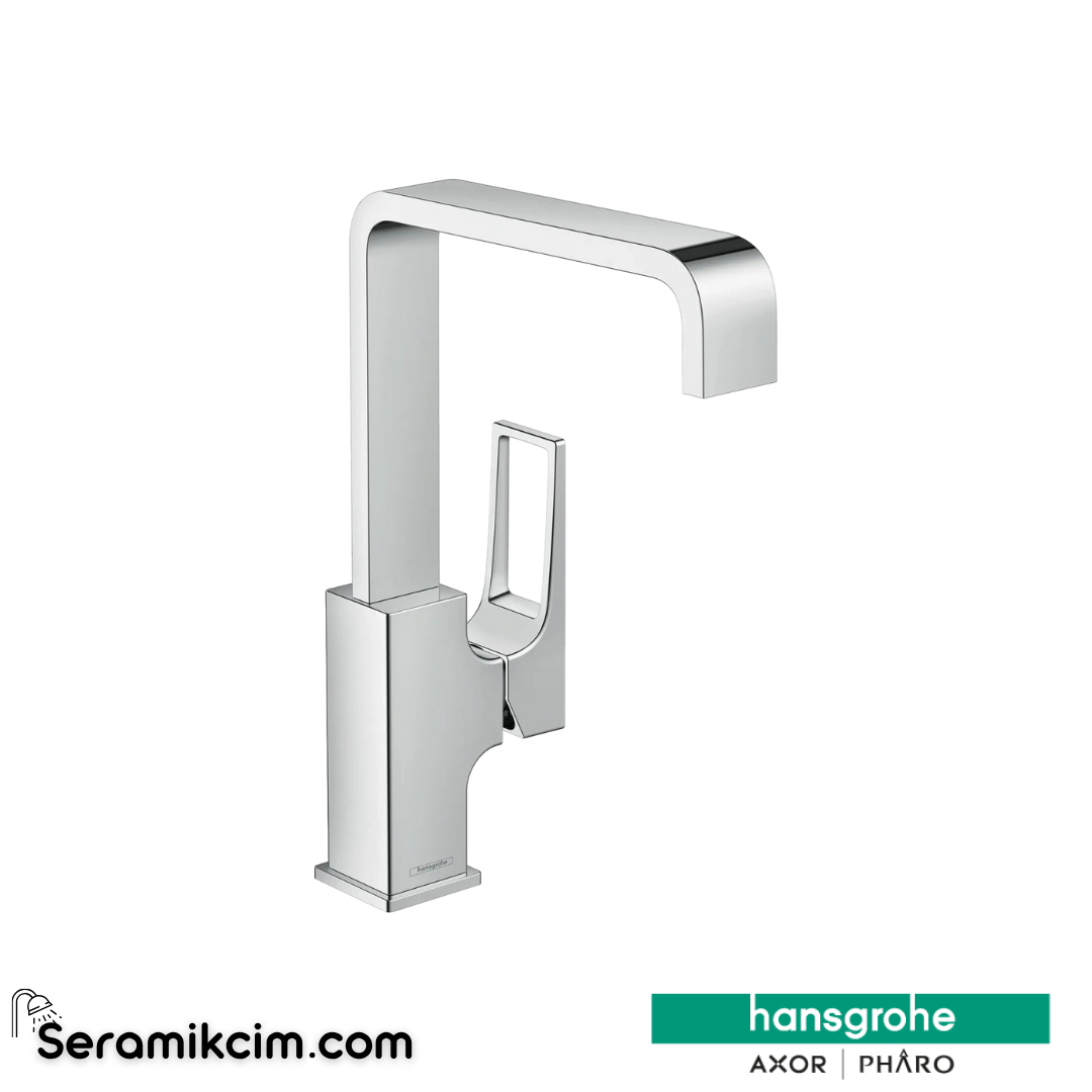 Hansgrohe Metropol Loop Volan Tek Kollu Lavabo Bataryası 230 Krom 74511000