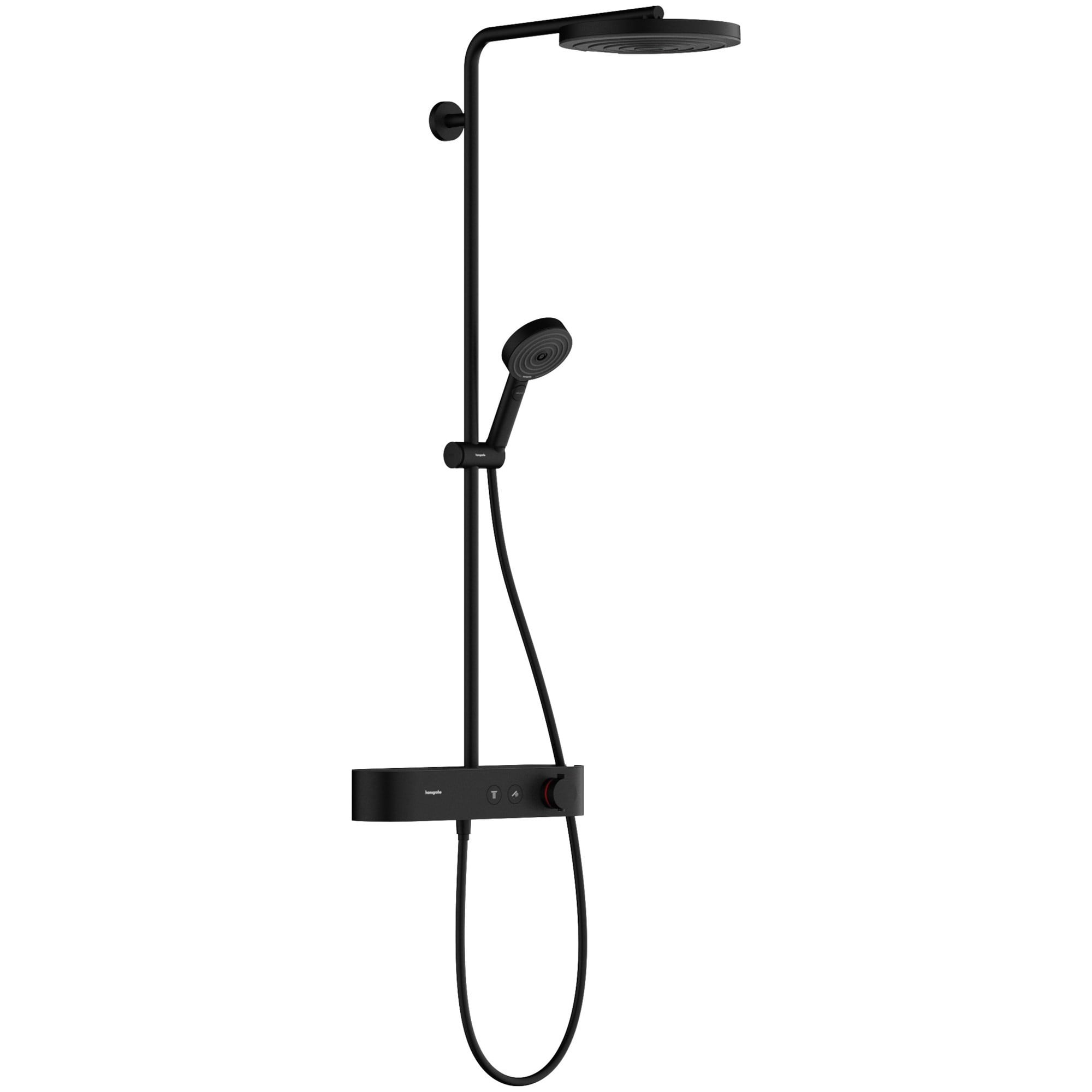 Hansgrohe Pulsify S Termostatik Duş Sistemi 26 cm 1 Fonksiyonlu ShowerTablet Select 400 Mat Siyah 24220670