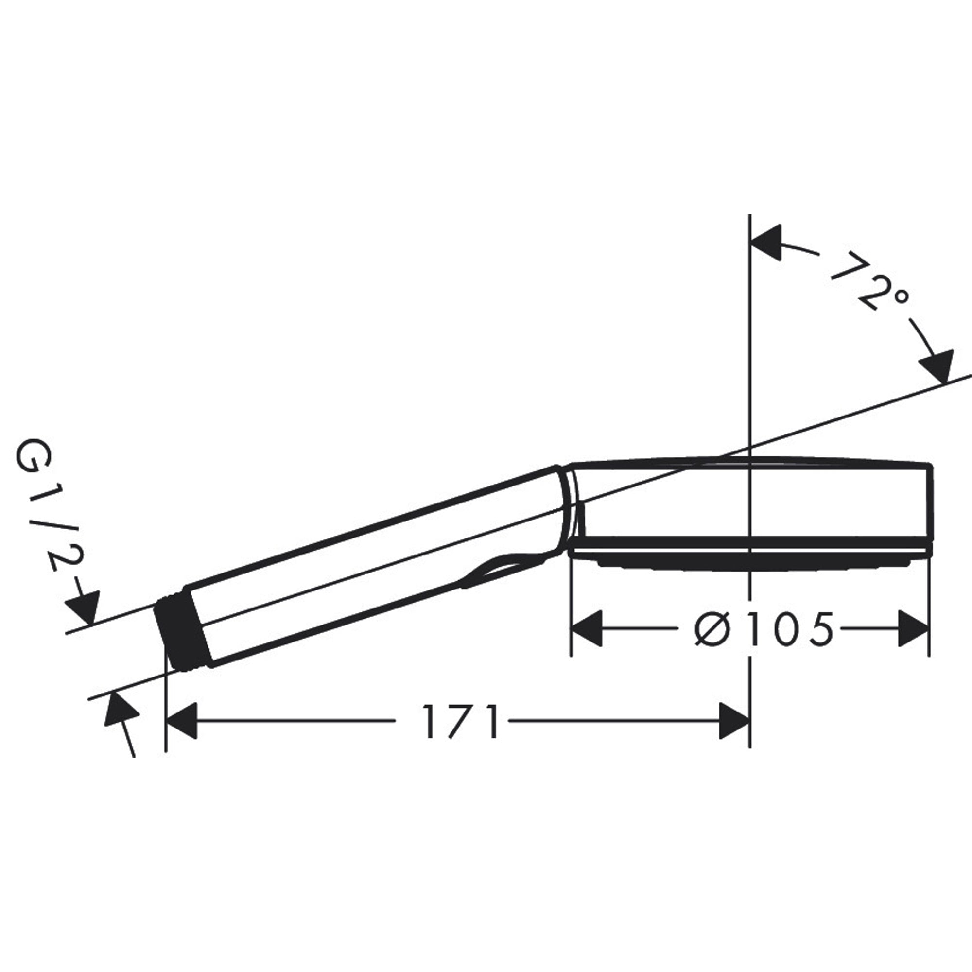 Hansgrohe Pulsify Select S El Duşu 10,5 cm 3 Fonksiyonlu Activation Krom 24100000