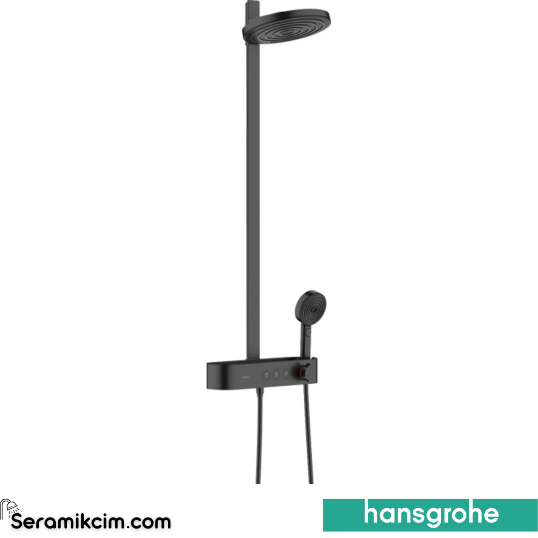 Hansgrohe Pulsify Termostatik Duş Kolonu 260 2jet Mat Siyah 24240670