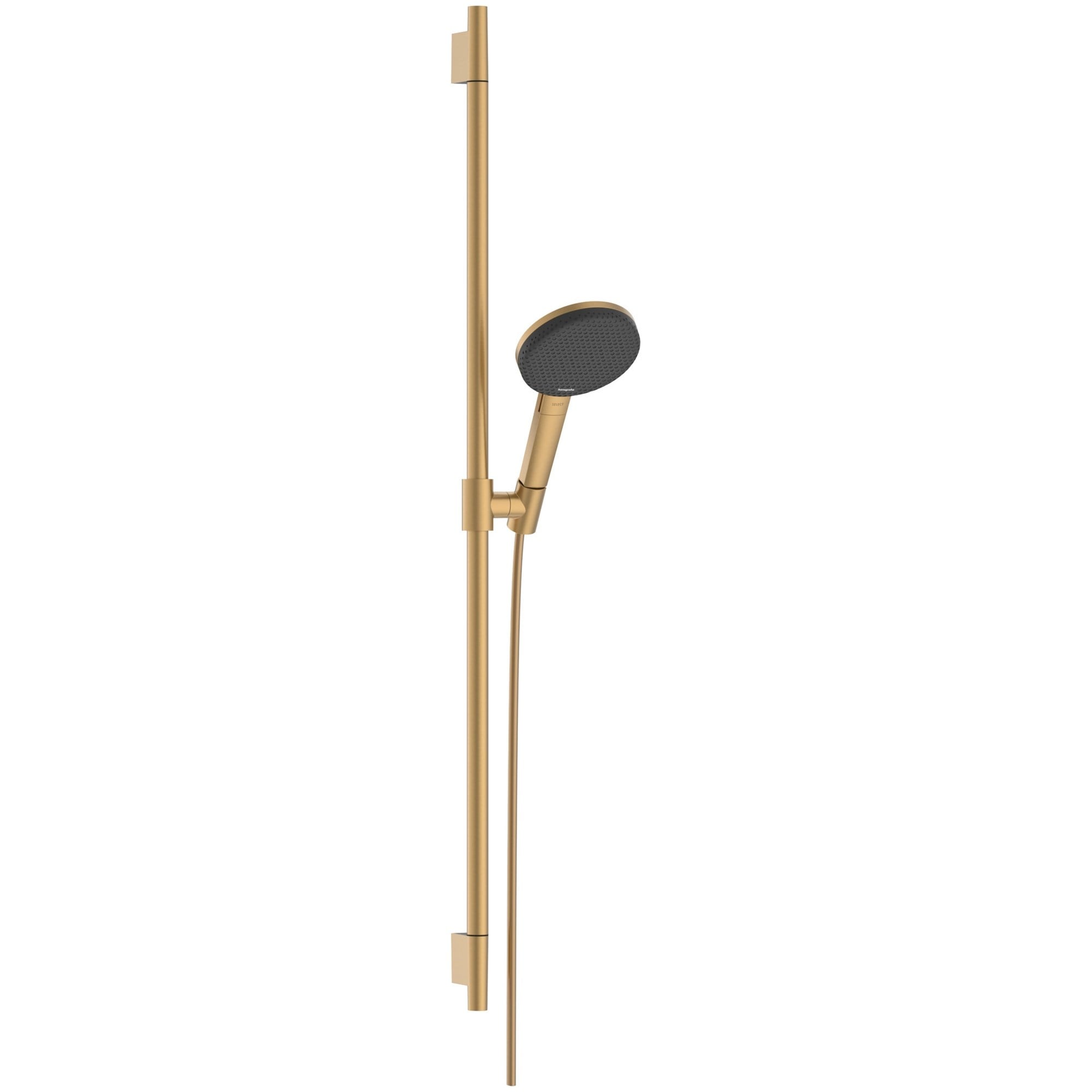 Hansgrohe Raindance Alive Select S Duş Seti 90 cm Sürgülü 12,5 cm El Duşlu 3 Fonksiyonlu EcoSmart Mat Bronz 24603140